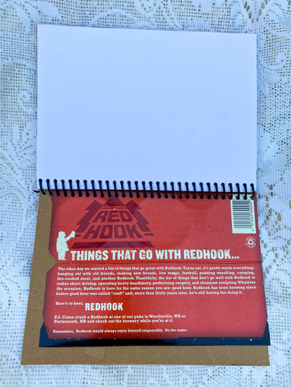 Red Hook Pumpkin Porter Recycled Beer Carton Notebook