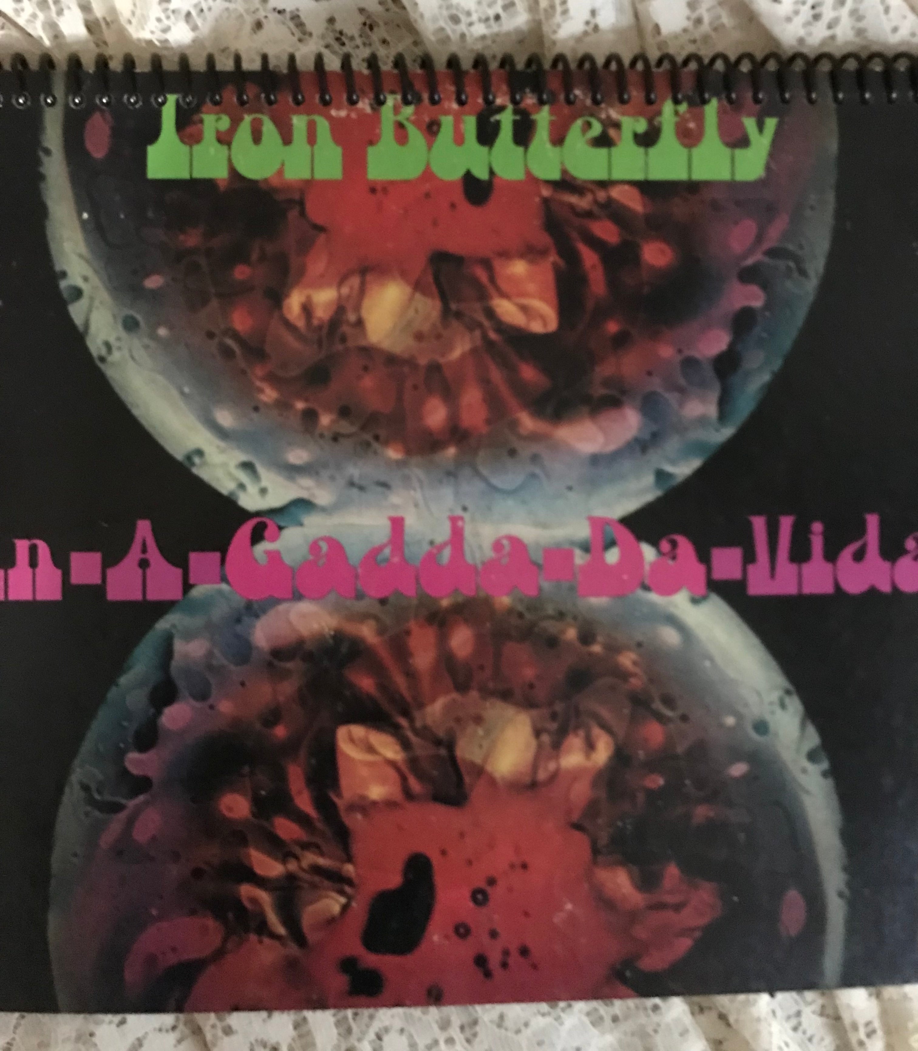 Iron Butterfly In-A-Gadda-Da-Vida Album Cover Notebook