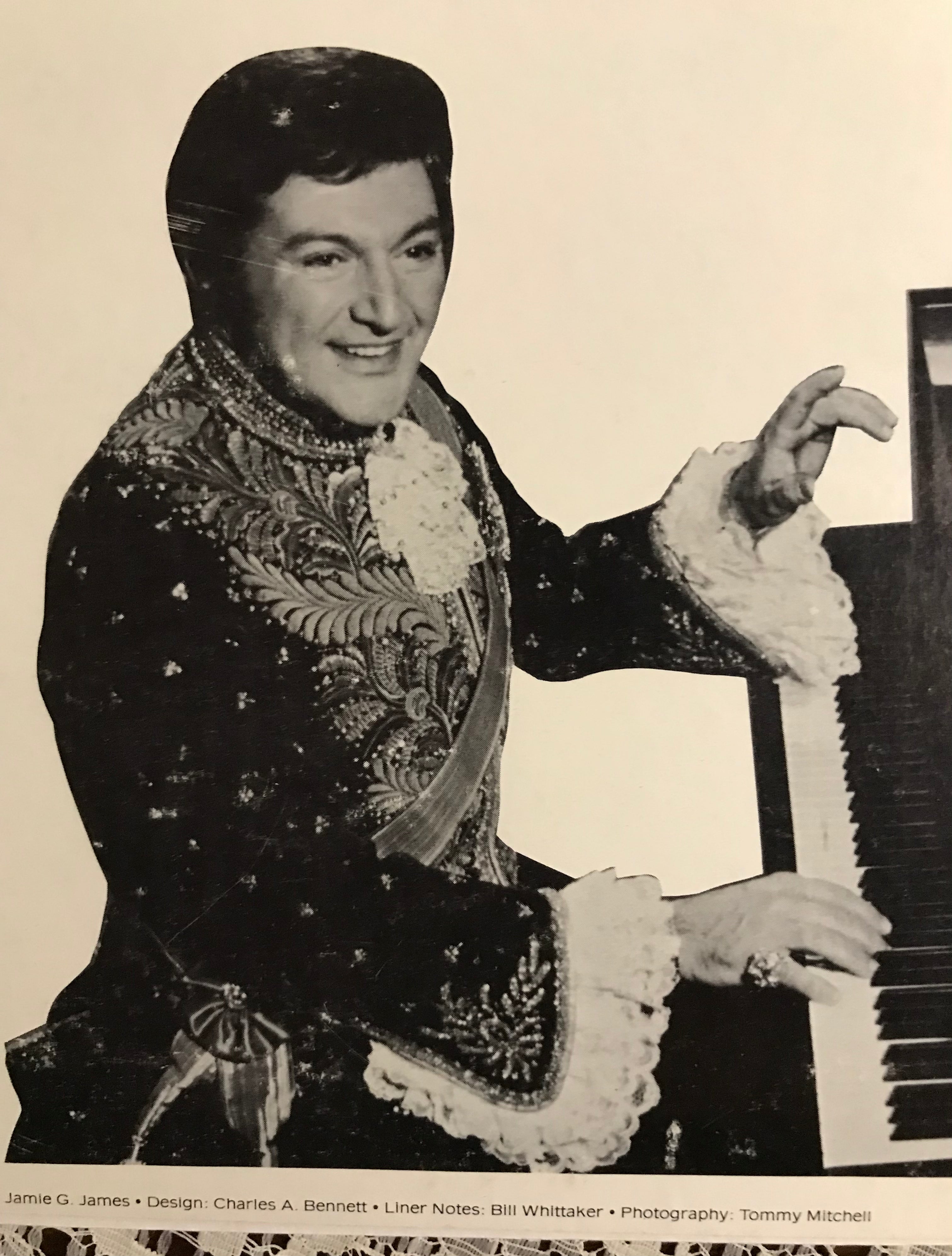 Liberace Candlelight Classics Album Cover Notebook