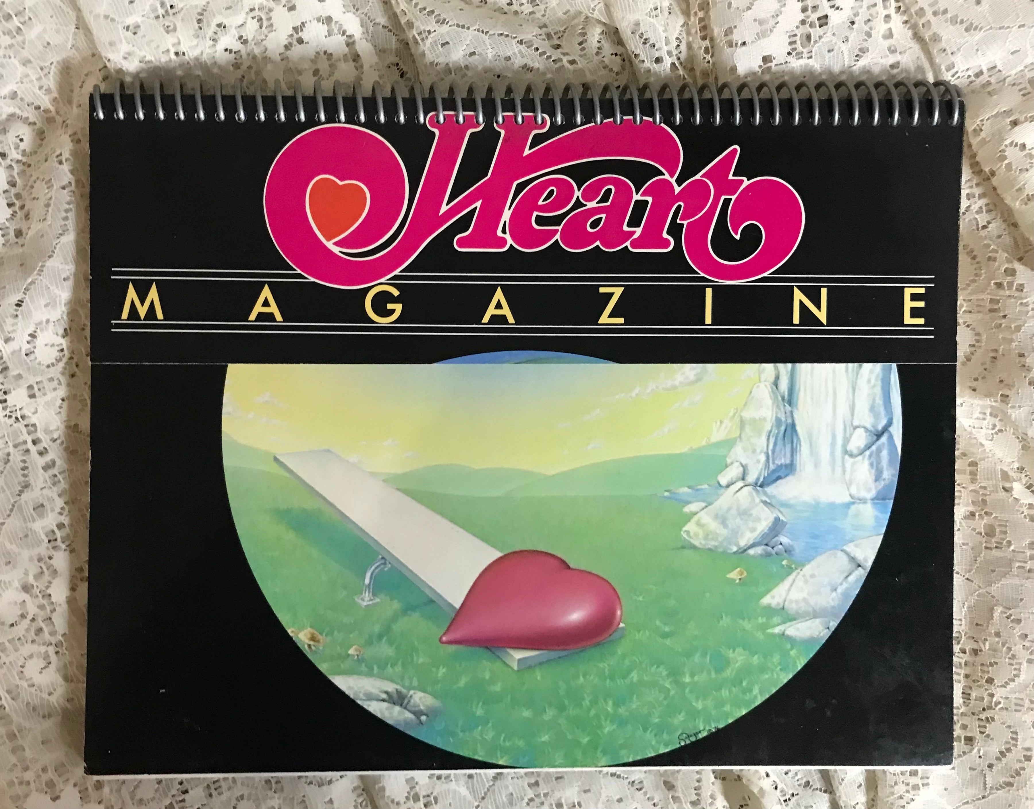 Heart Magazine Album Cover Notebook