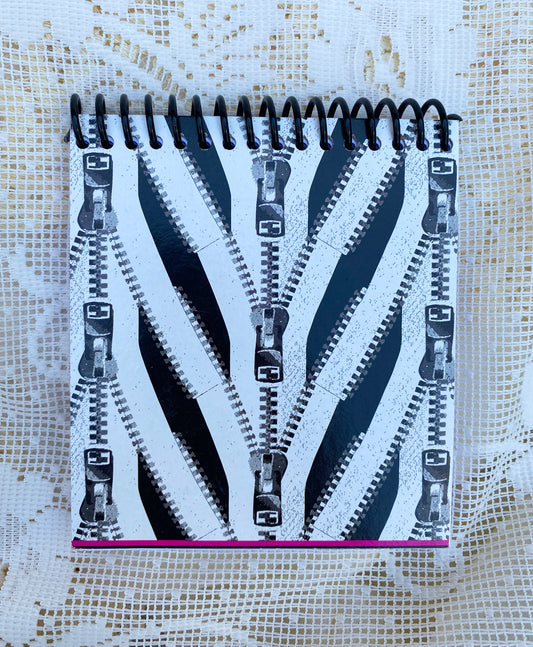 Zippers Recycled Kleenex Box Notebook