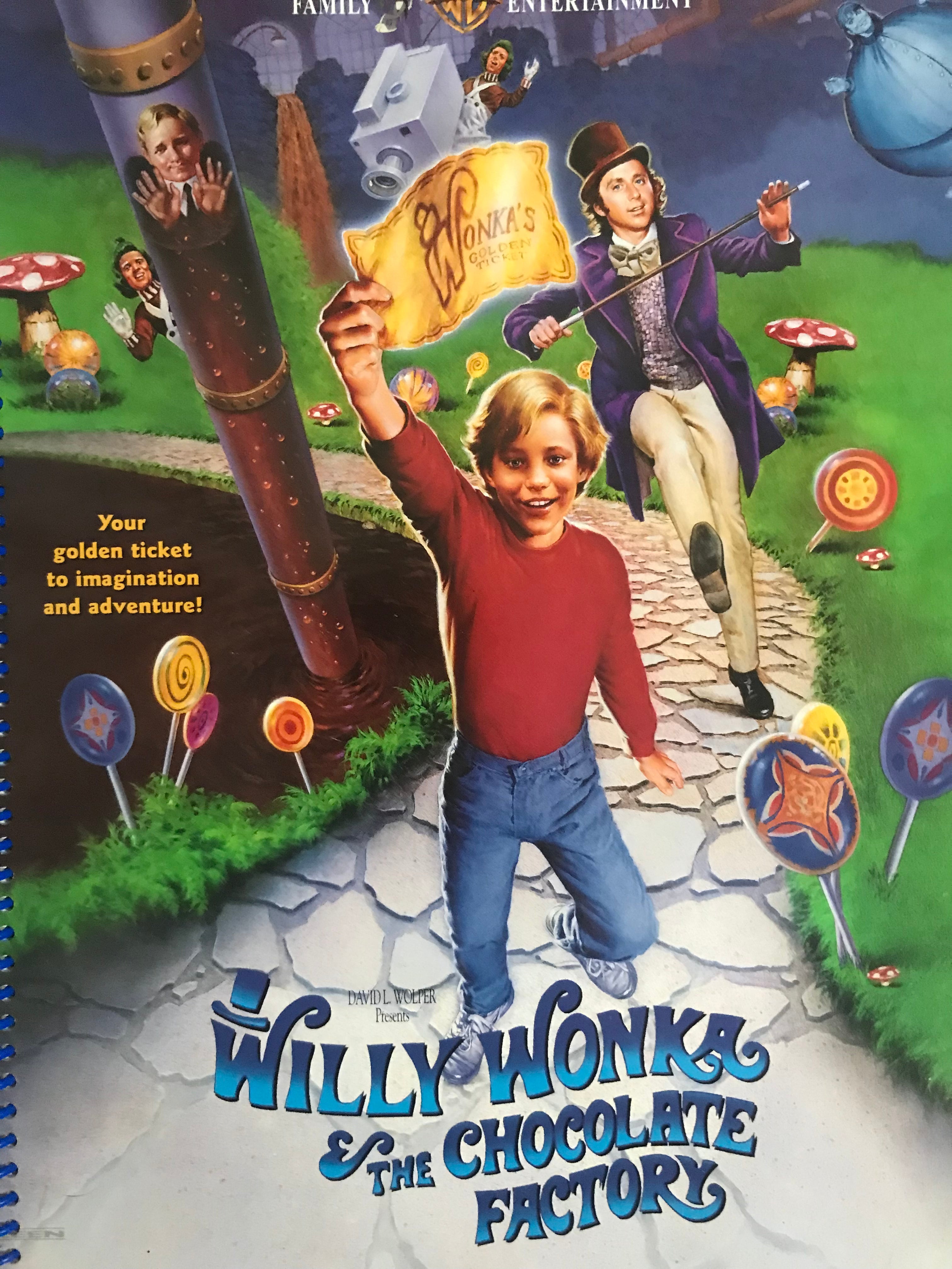 Willie Wonka Album Cover Notebook