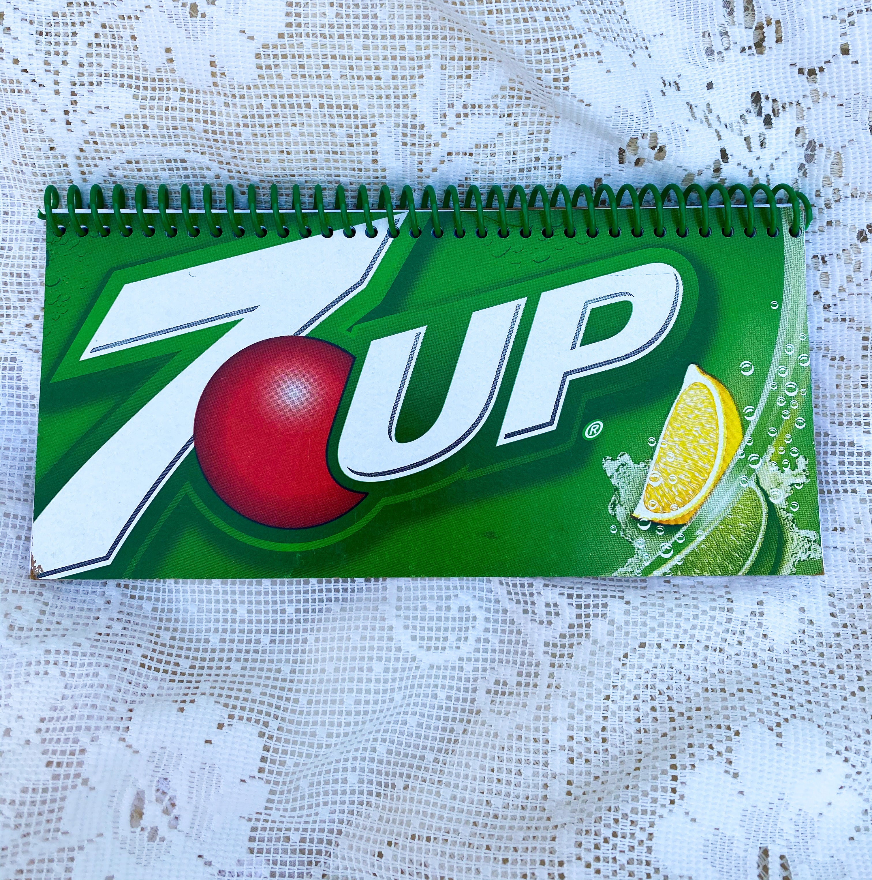 7UP Upcycled Spiral Notebook