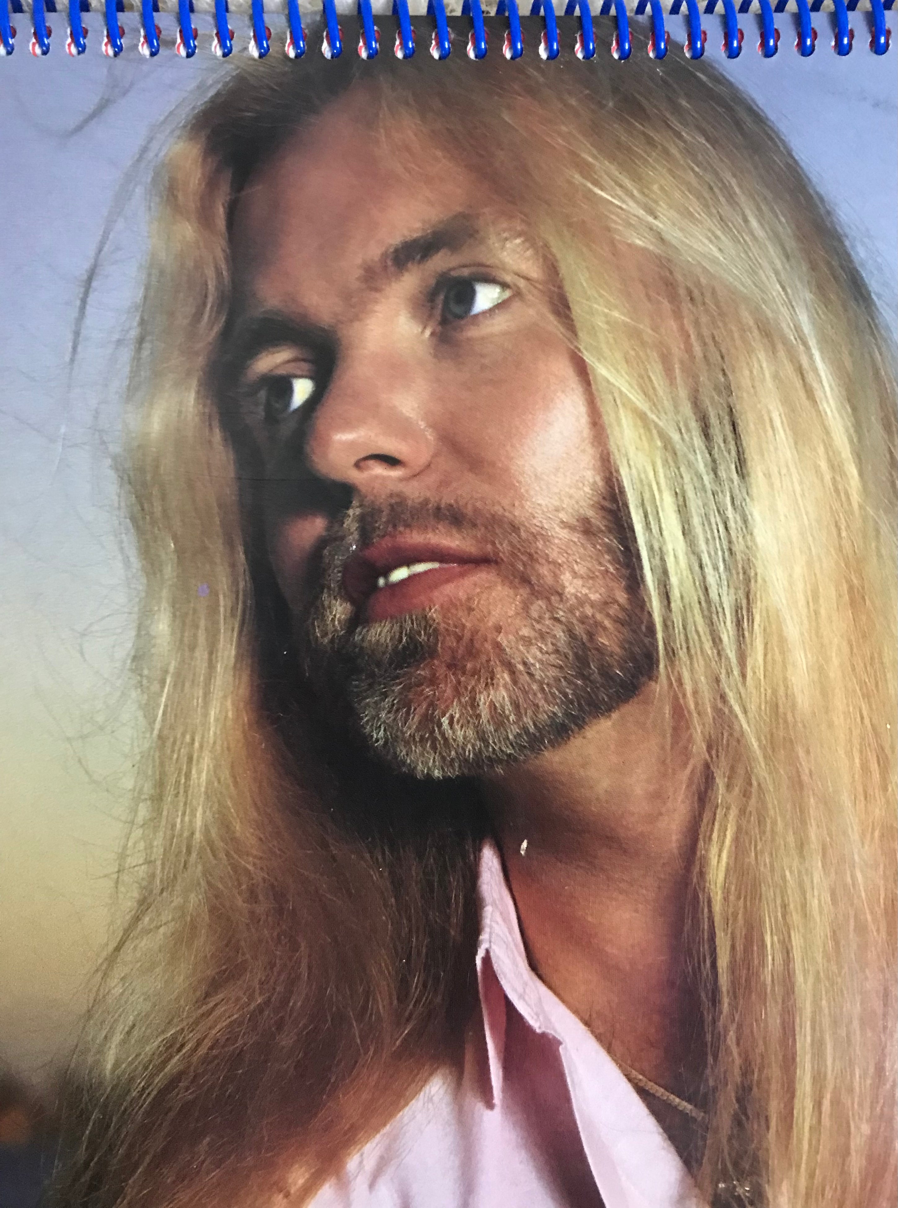 Gregg Allman I'm No Angel Album Cover Notebook