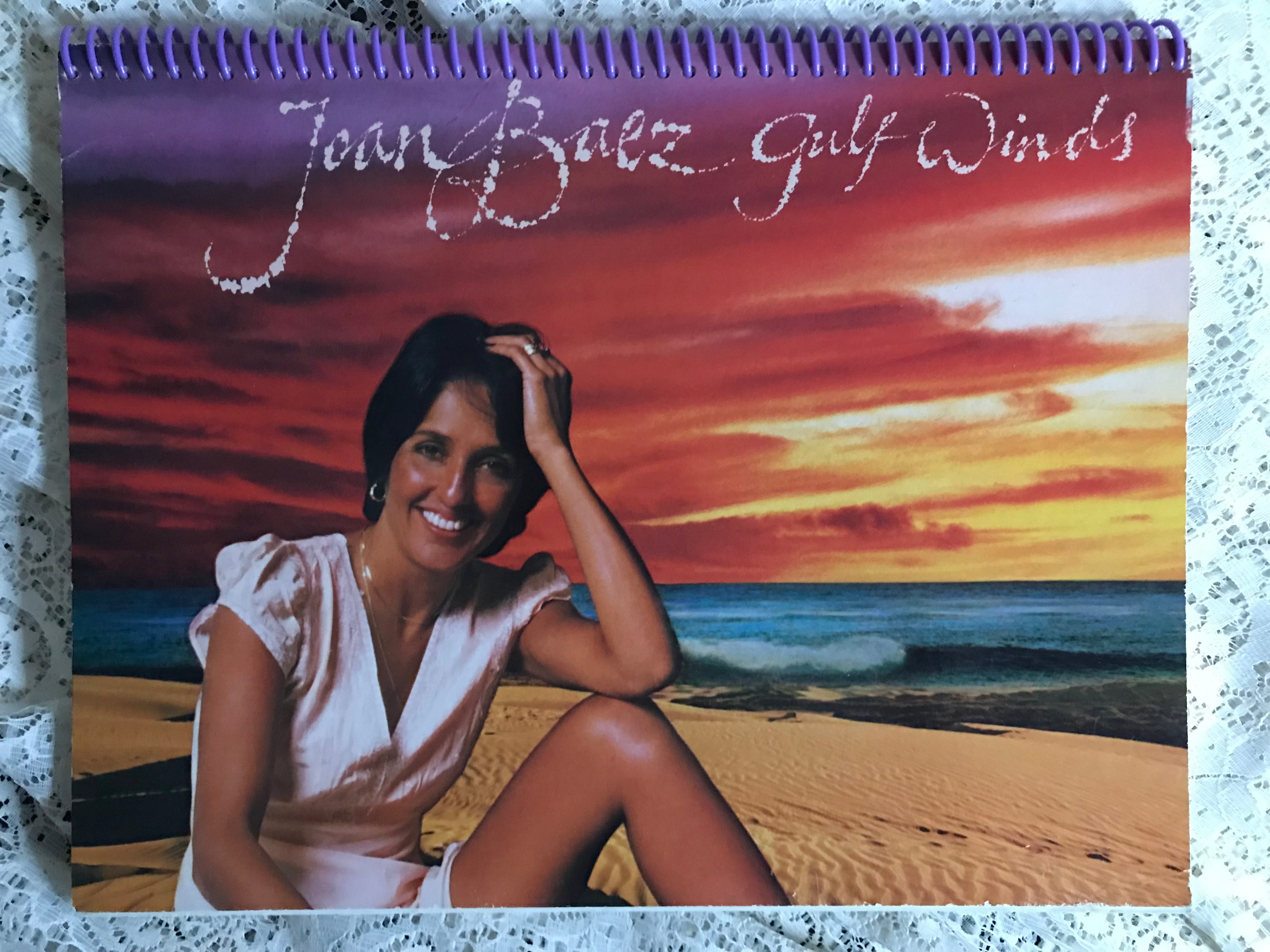 Joan Baez Gulf Breeze Album Cover Notebook