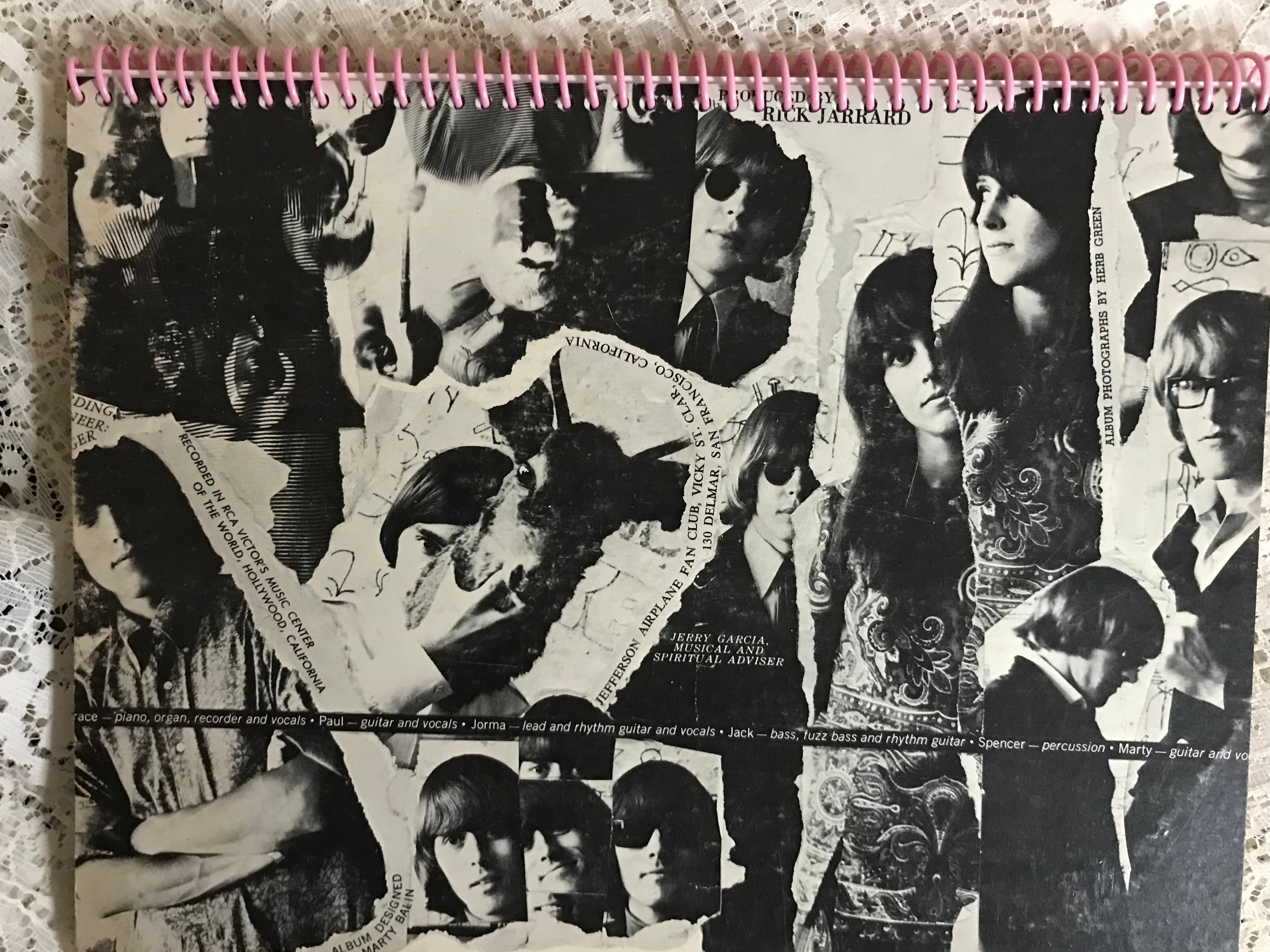 Jefferson Airplane Surrealistic Pillow Album Cover Notebook