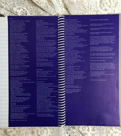 Judy Collins Bread and Roses Album Cover Notebook