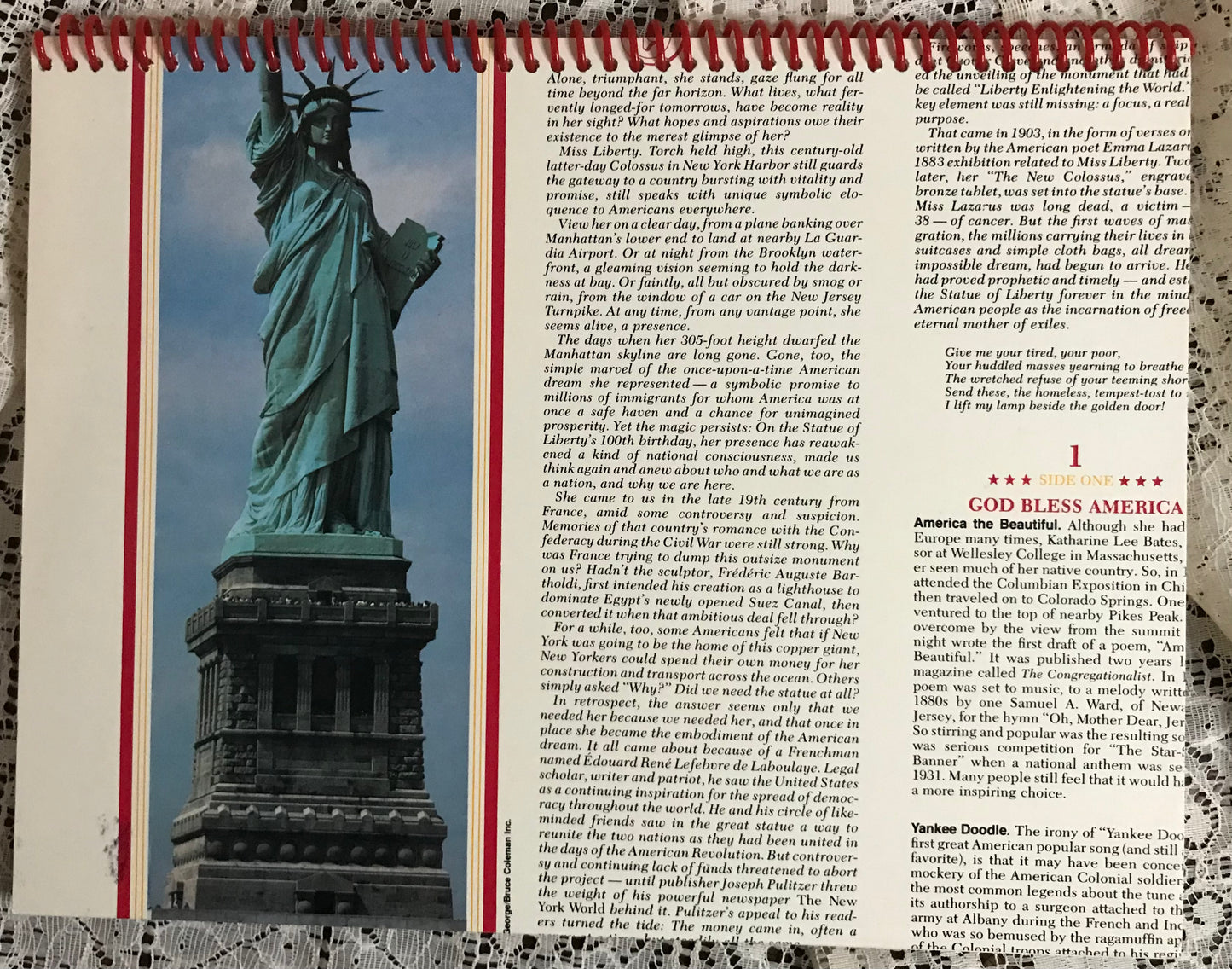 America The Beautiful Album Cover Notebook