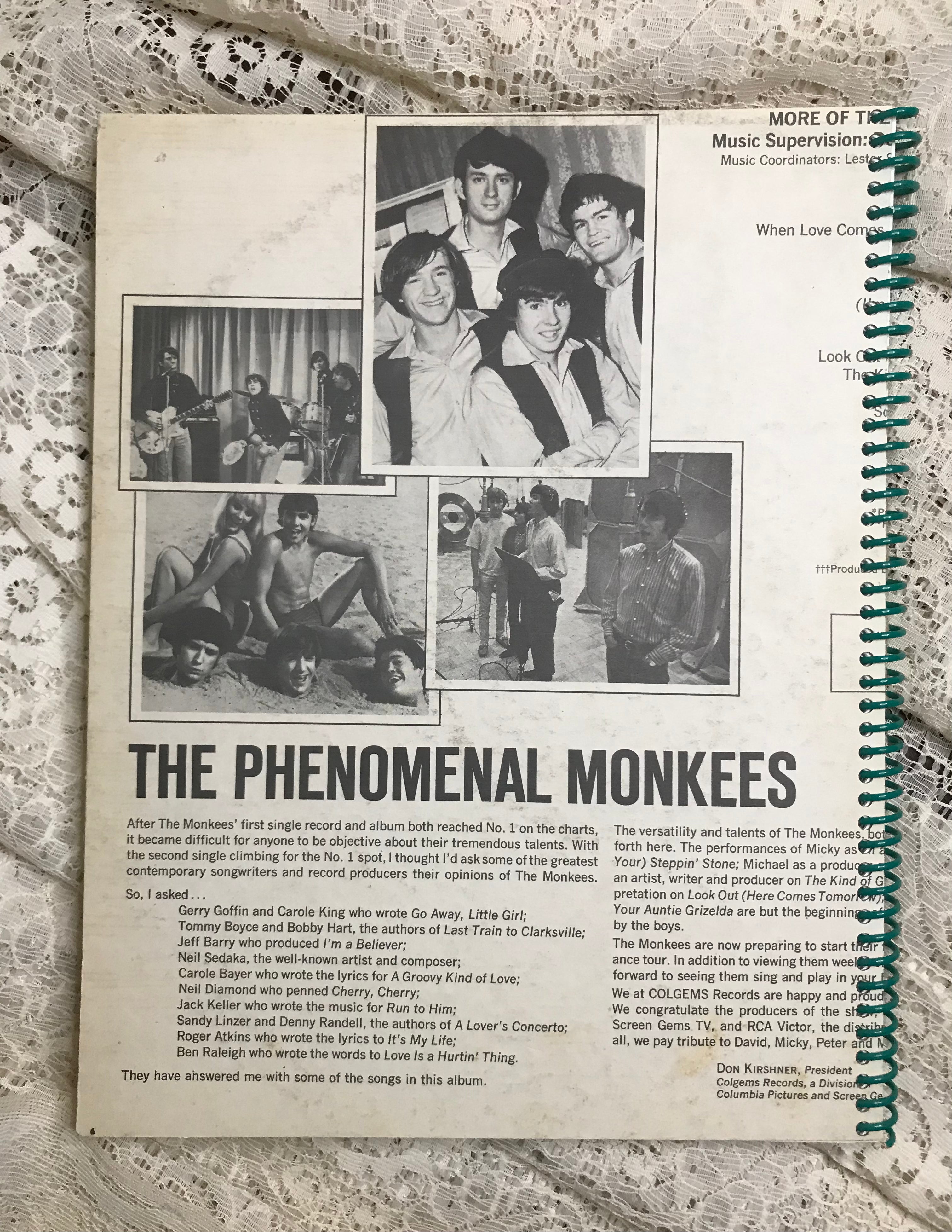 Monkees Album Cover Notebook