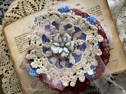 Beautiful Shabby Chic Wrist Cuff