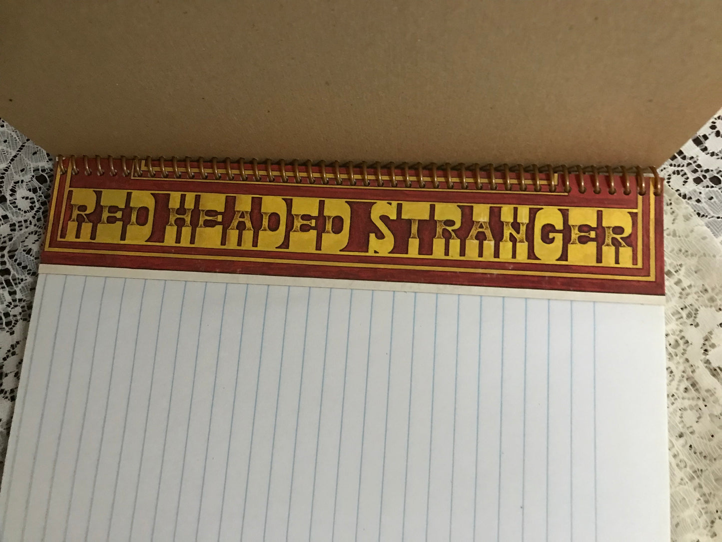 Willie Nelson Red Headed Stranger Album Cover Notebook