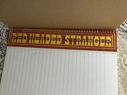 Willie Nelson Red Headed Stranger Album Cover Notebook