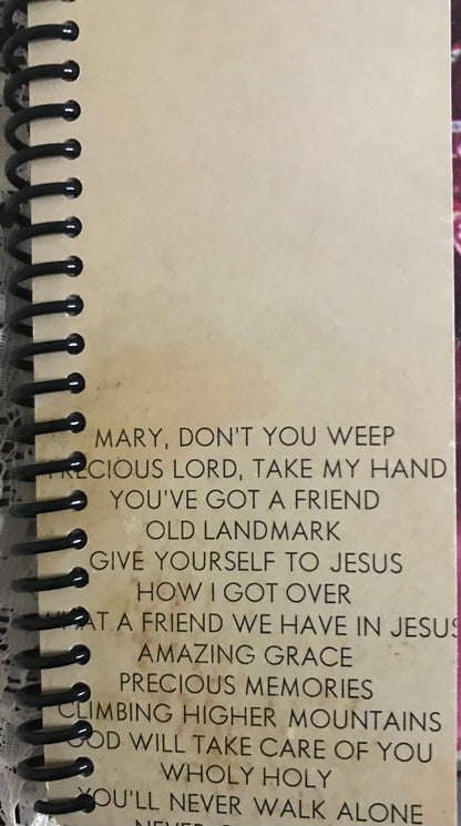 Aretha Franklin Amazing Grace Album Cover Notebook