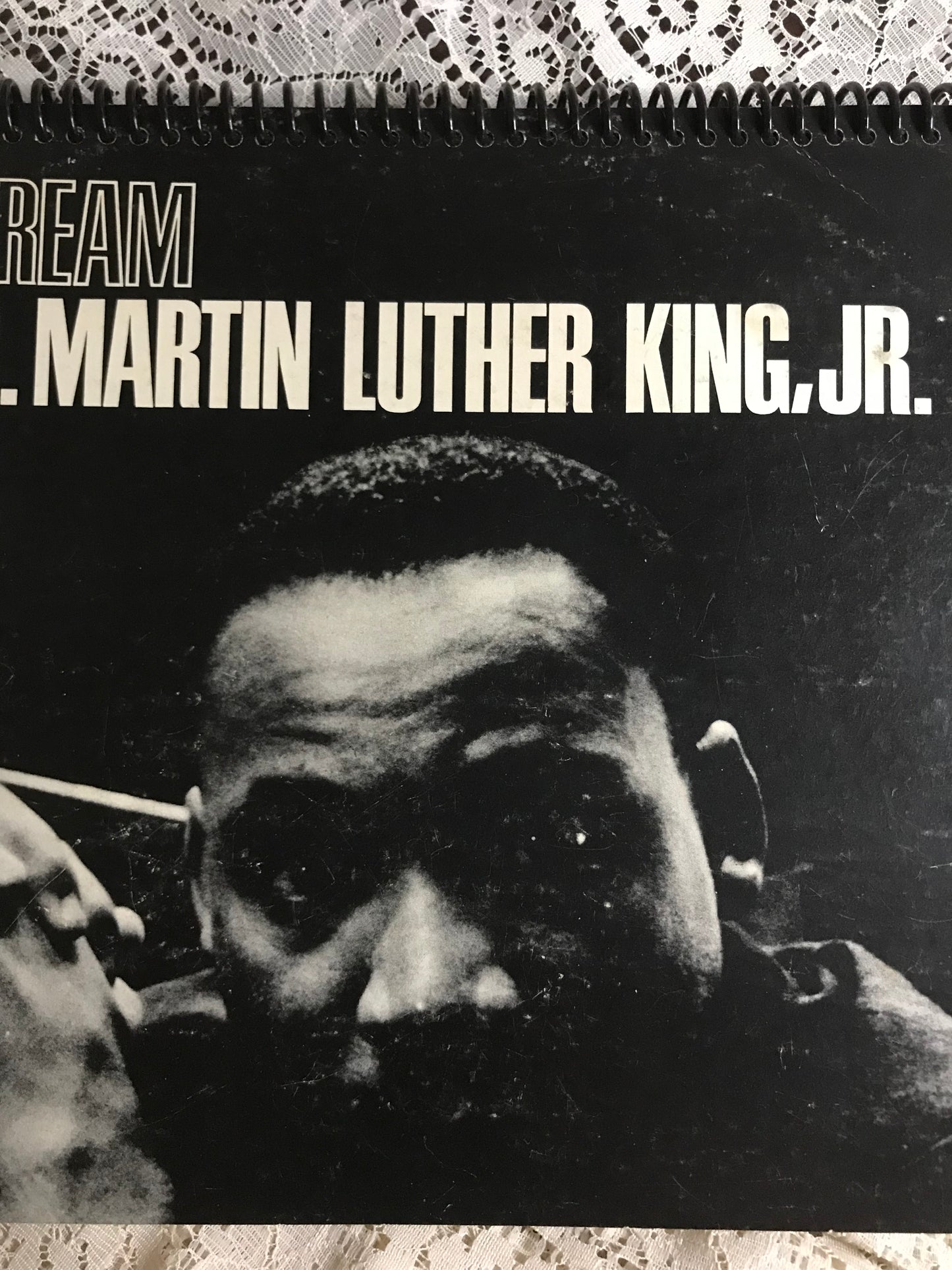 Dr. Martin Luther King I Have A Dream Album Cover Notebook