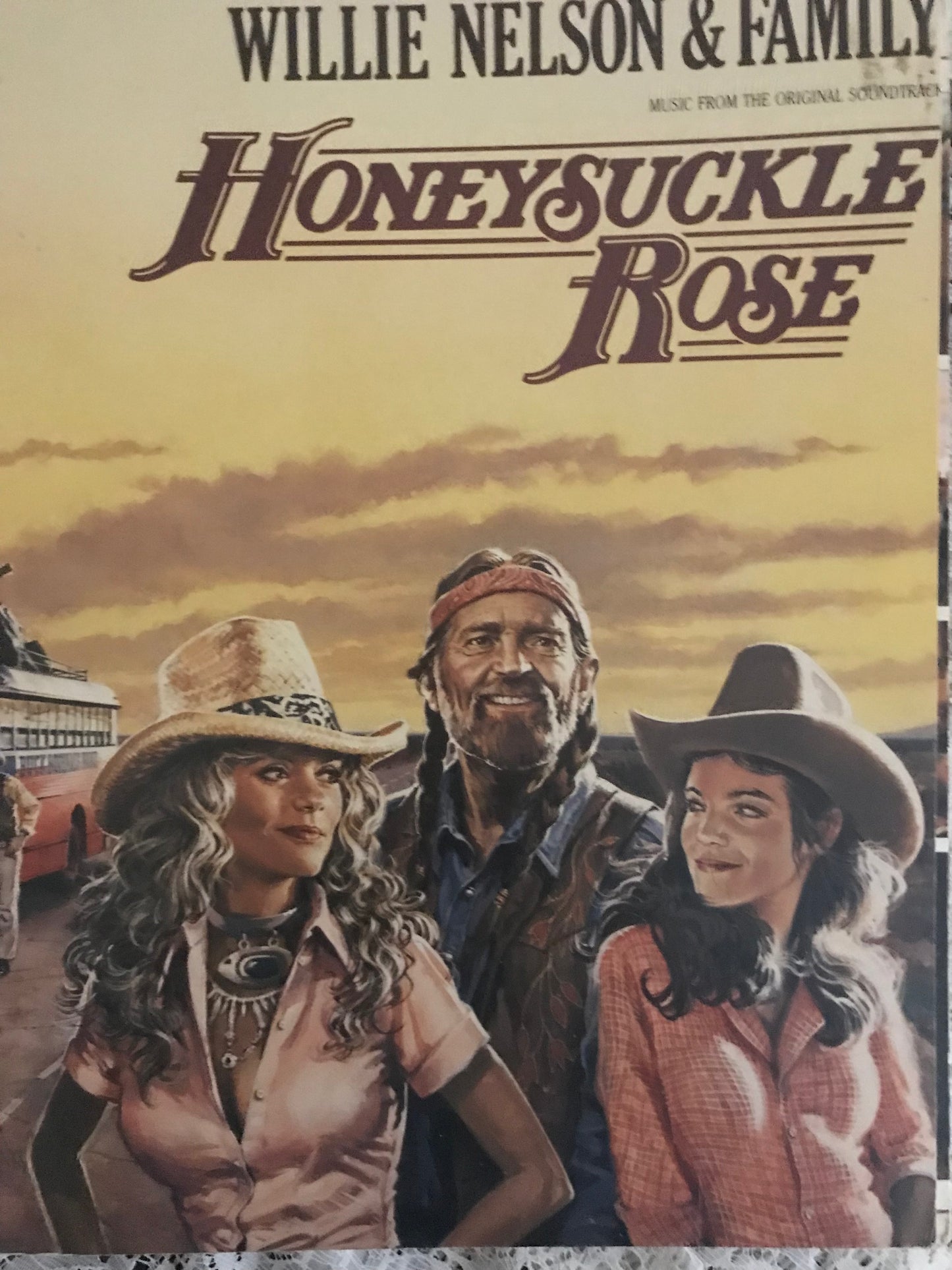 Willie Nelson Honeysuckle Rose Album Cover Notebook