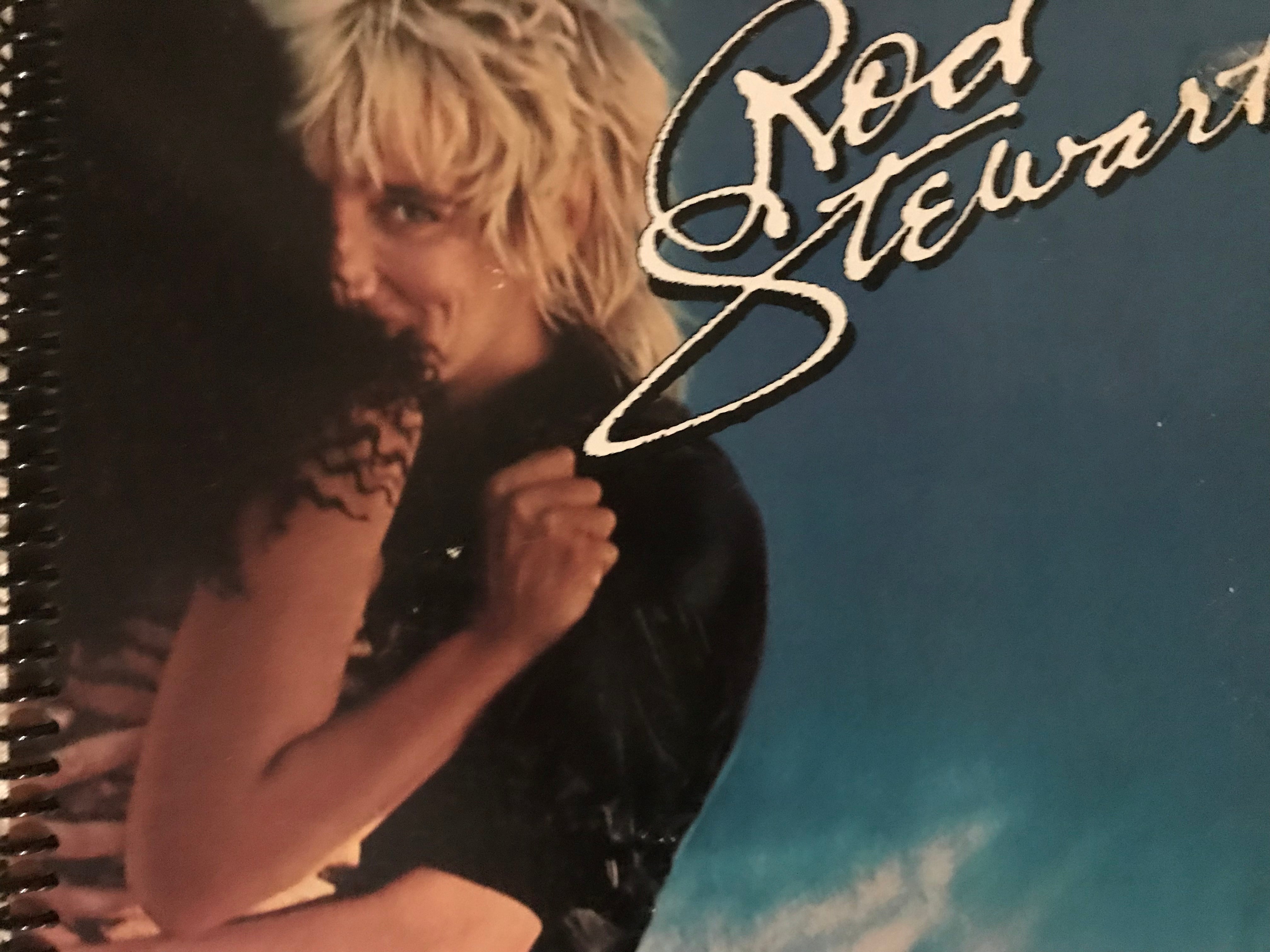 Rod Stewart Blondes Have More Fun Album Cover Notebook