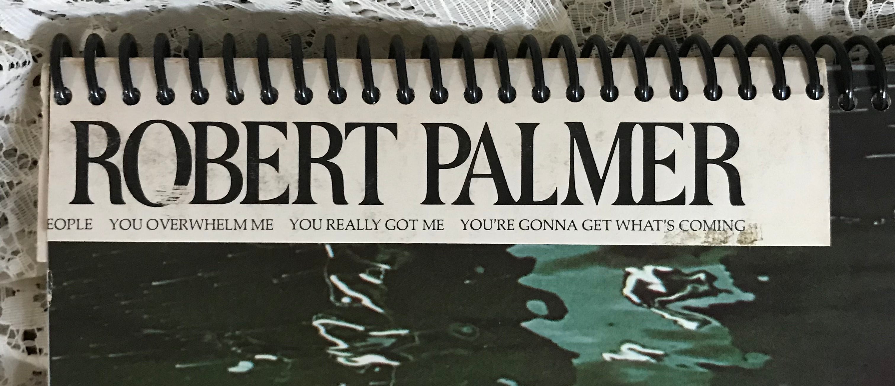 Robert Palmer Recycled Album Cover Notebook