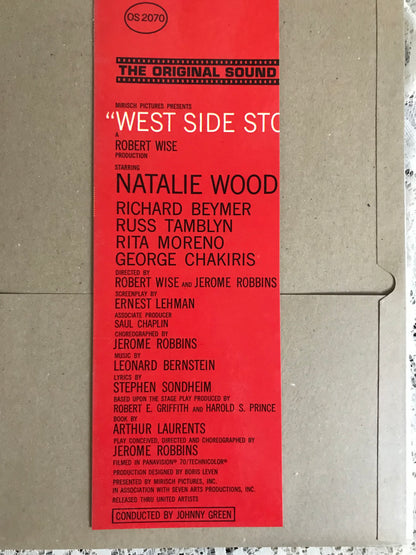 West Side Story Recycled Album Cover Notebook