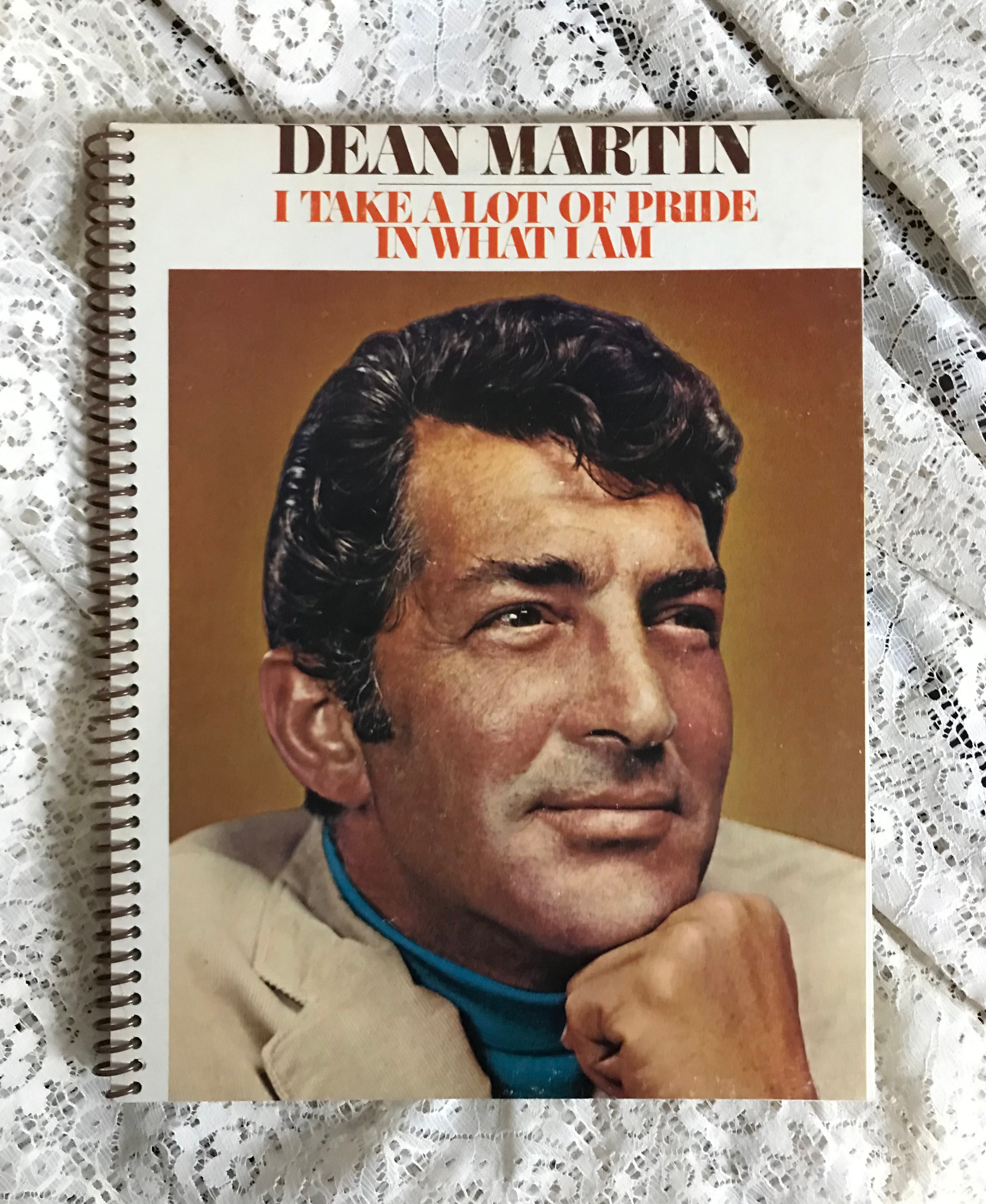 Dean Martin  I Take A Lot Of Pride In What I Am Album Cover Notebook