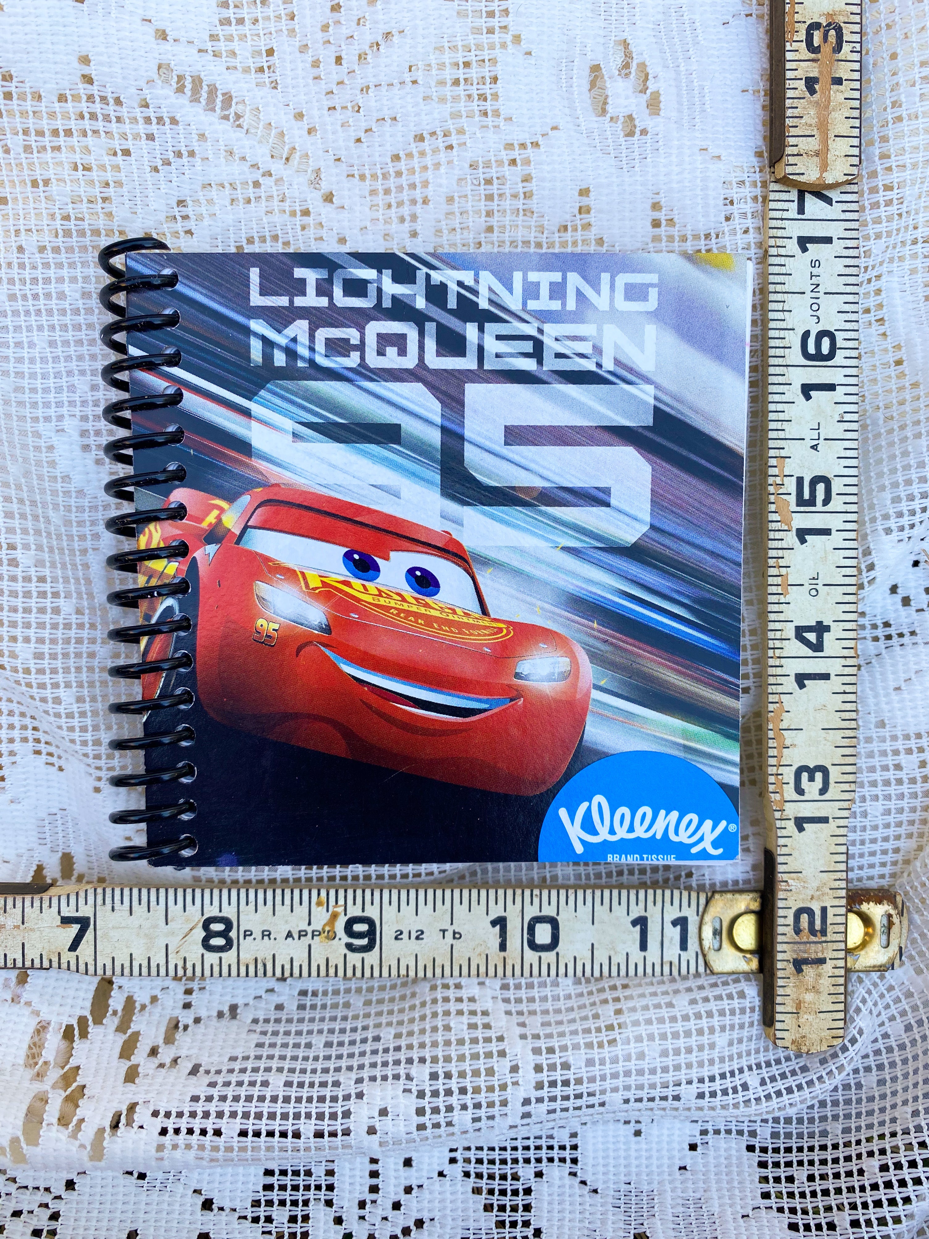 Disney Pixar’s Cars - Lightning McQueen Recycled Kleenex Box Notebook