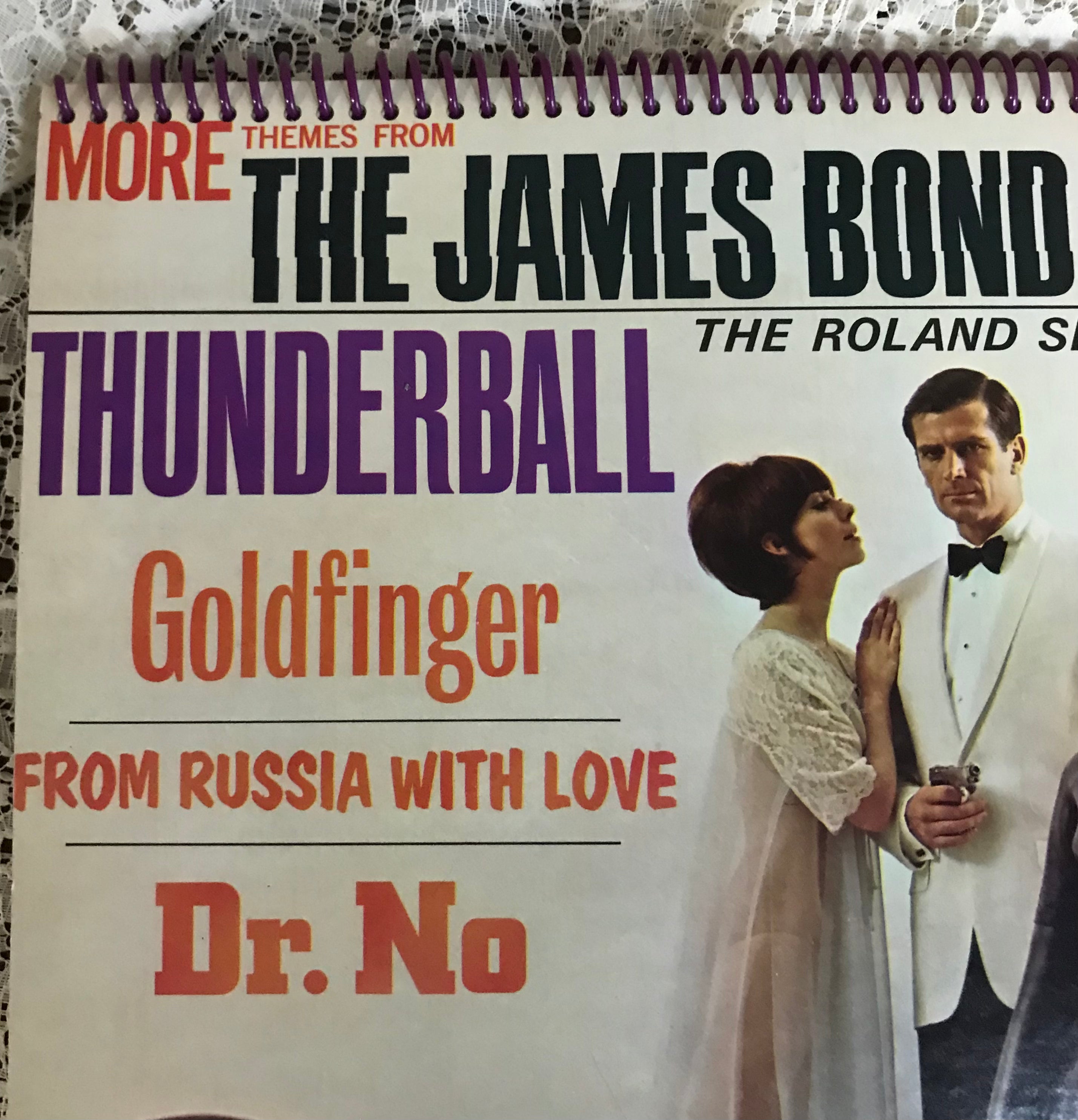 James Bond Thriller Recycled Album Cover Notebook