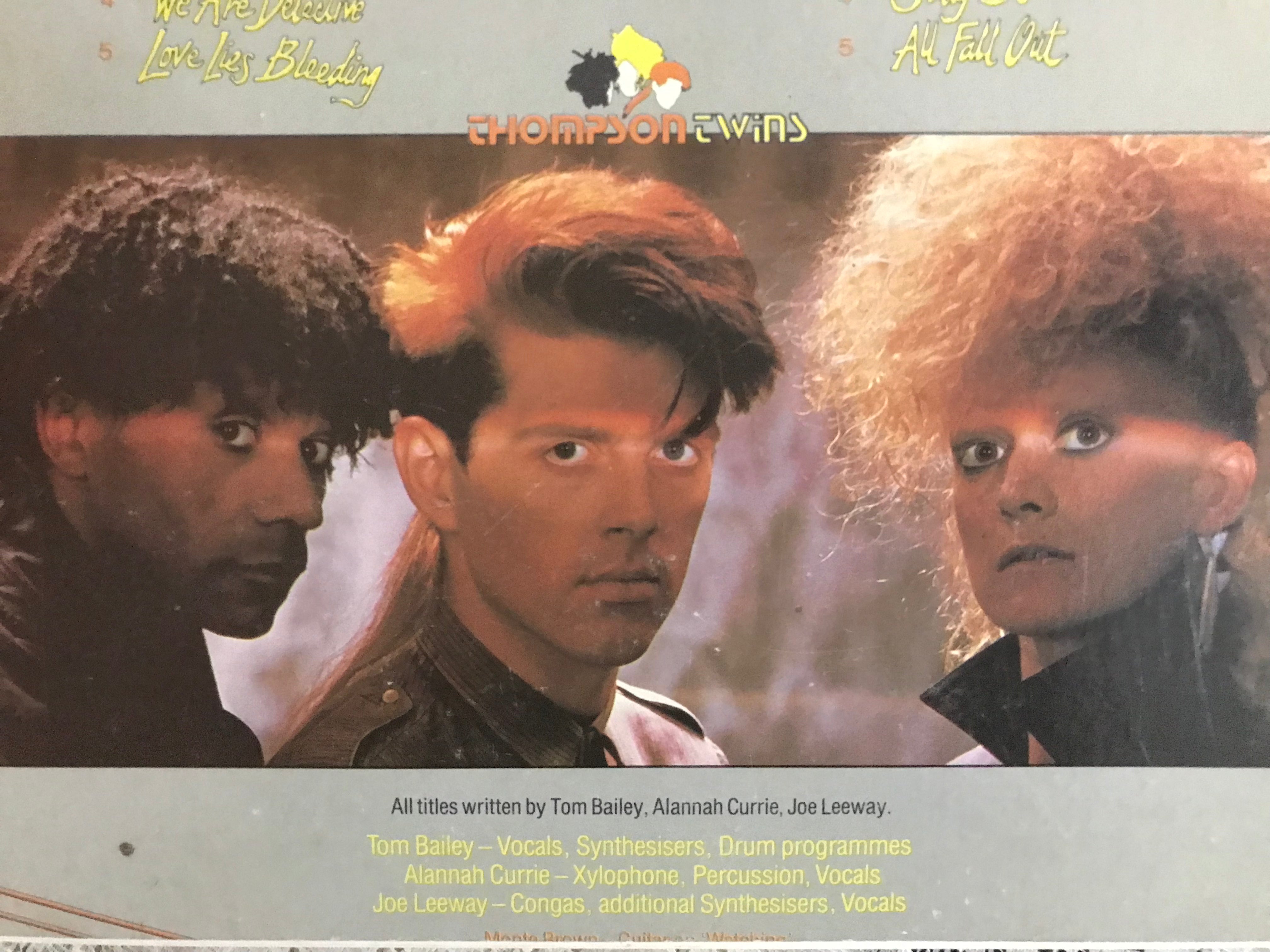 Thompson Twins  Sidekicks Album Cover Notebook