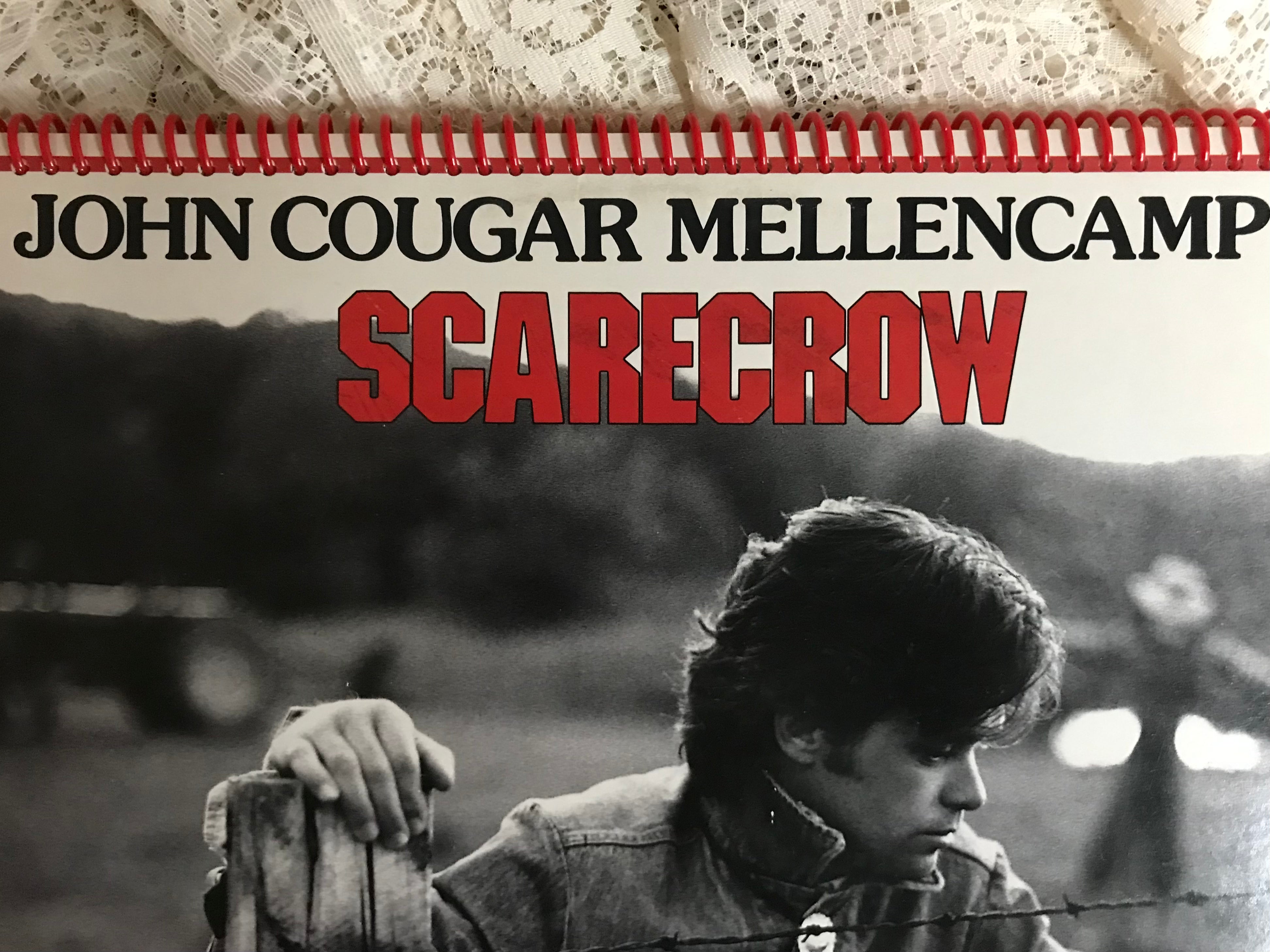 John Cougar Mellencamp Scarecrow Album Cover Notebook