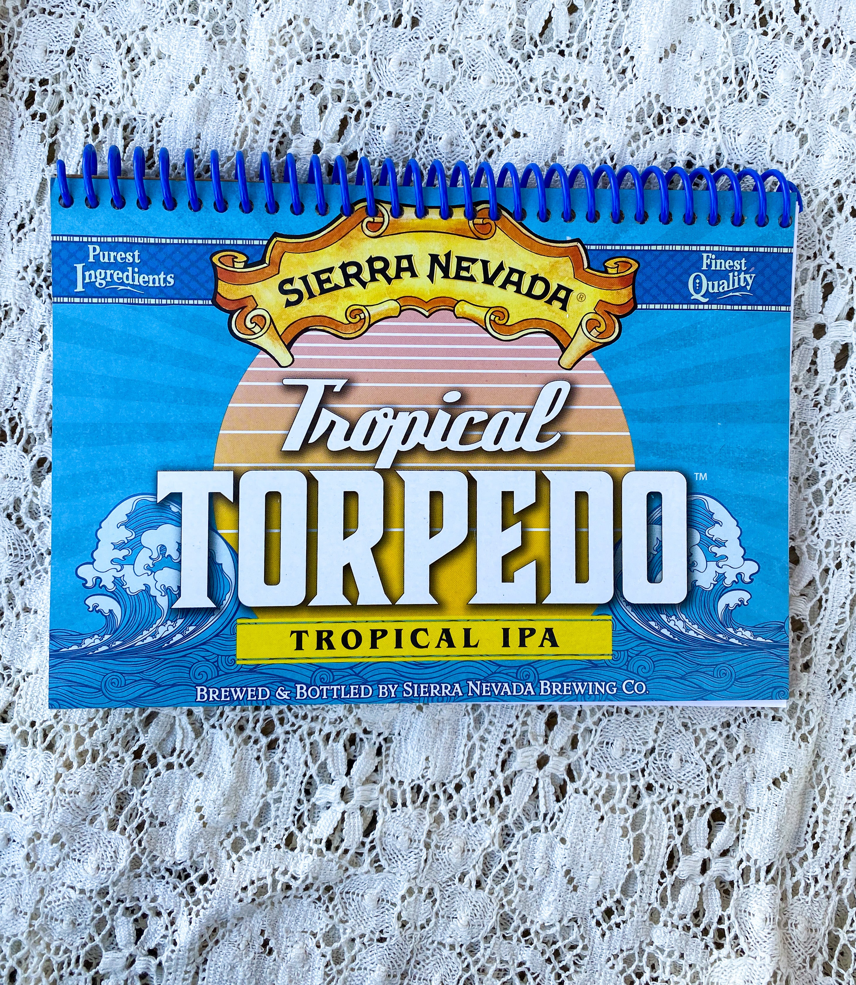 Sierra Nevada Tropical Torpedo Recycled Beer Carton Notebook