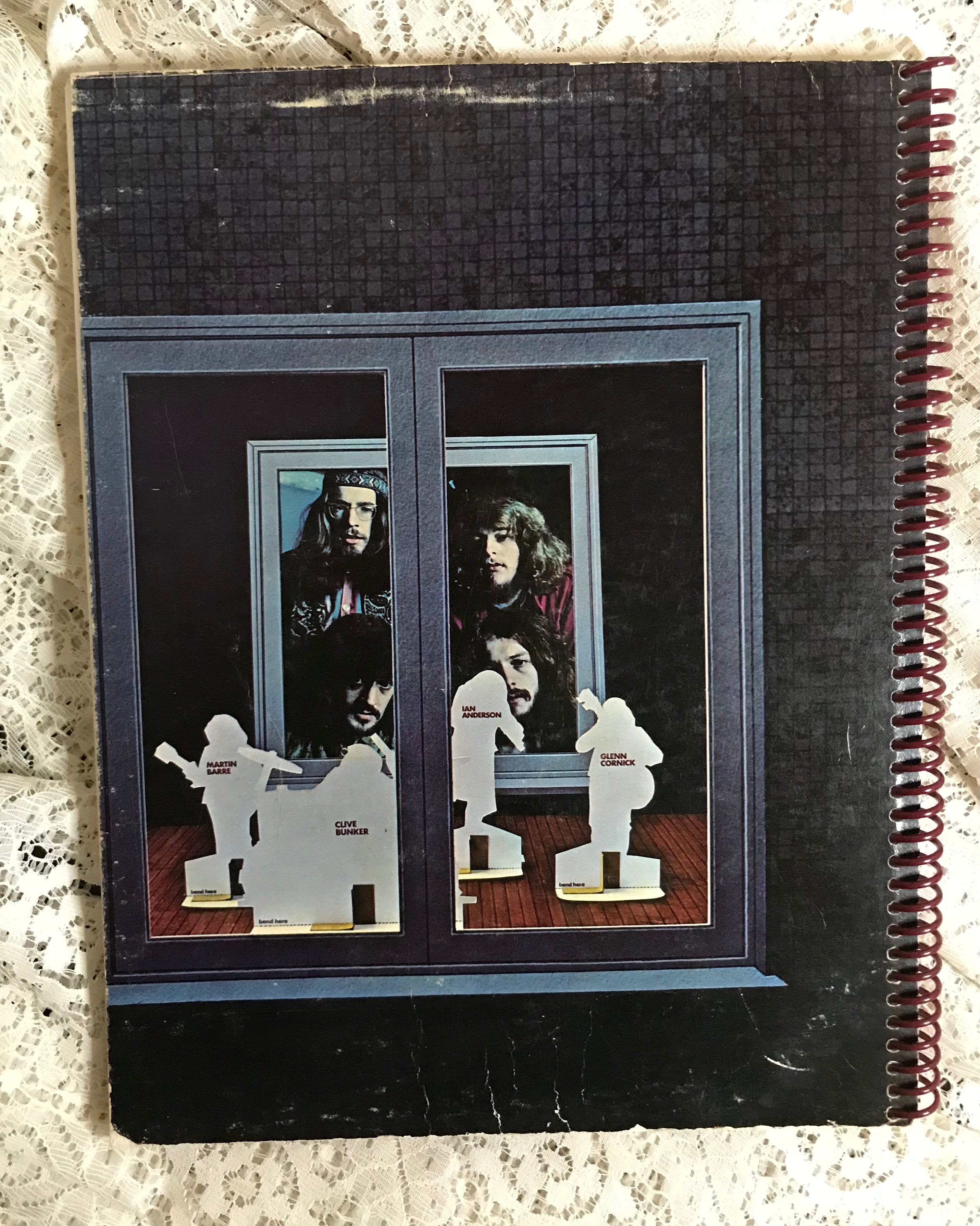 Jethro Tull Benefit Album Cover Notebook