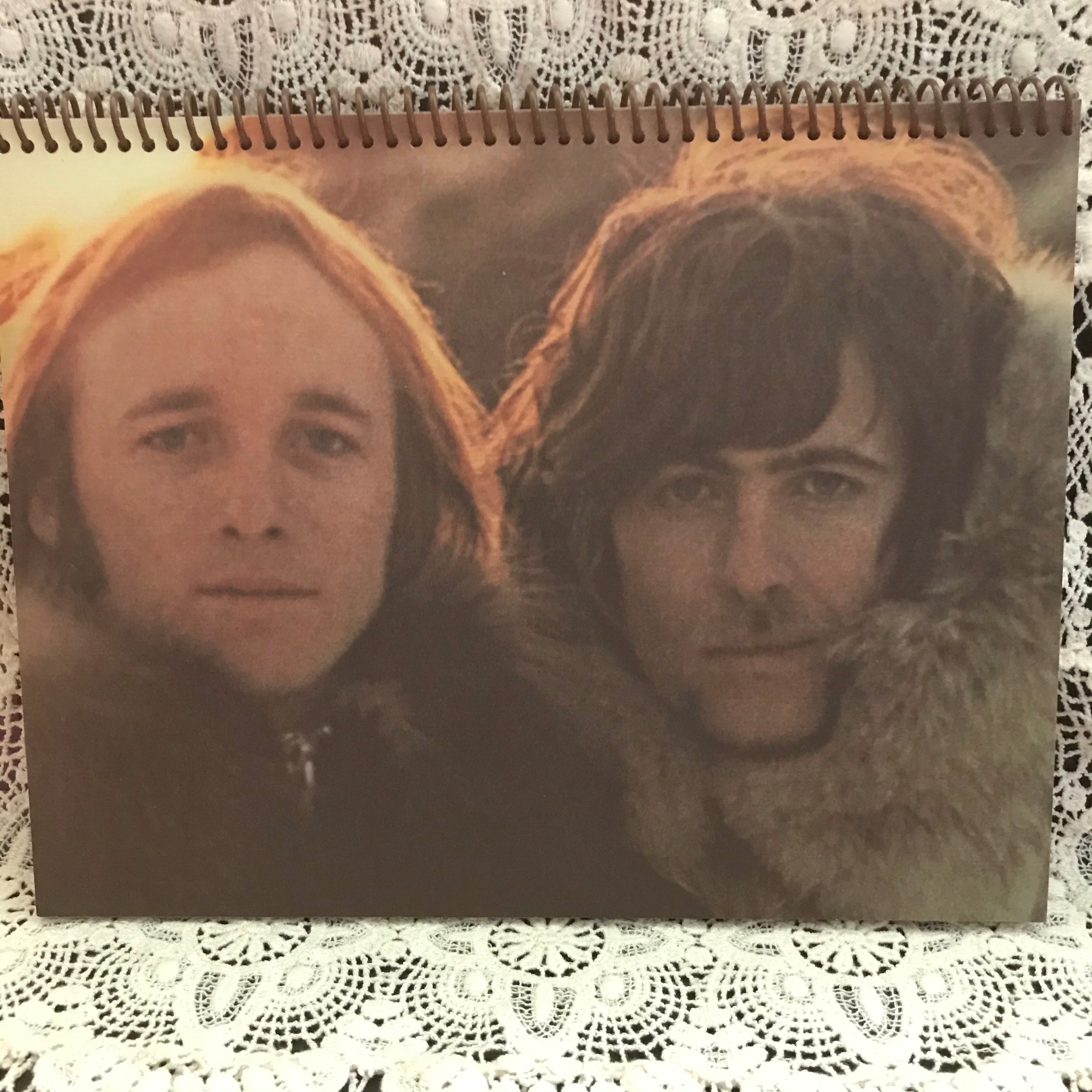 Crosby, Stills and Nash Recycled Album Cover Notebook