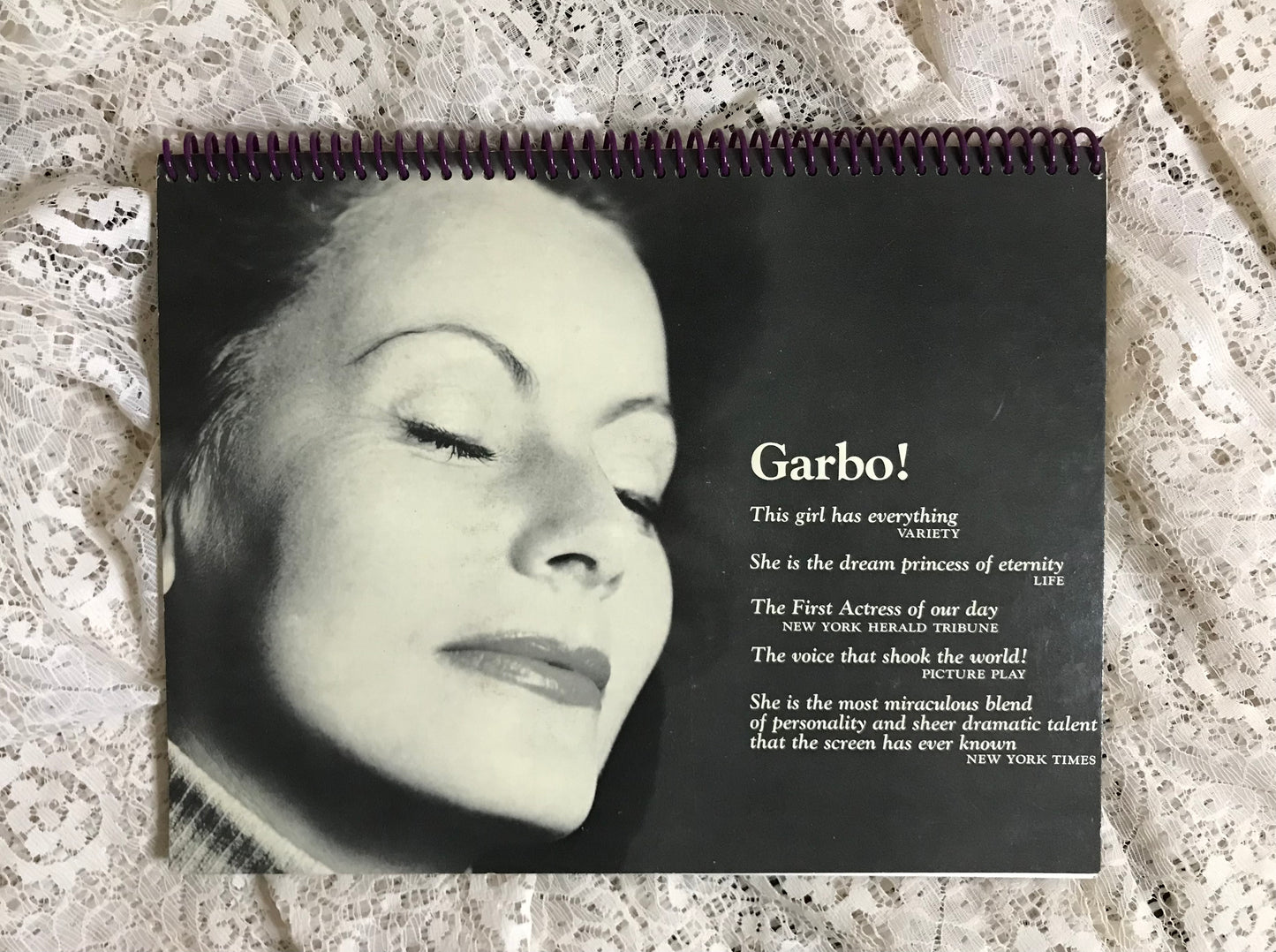 Garbo Album Cover Notebook
