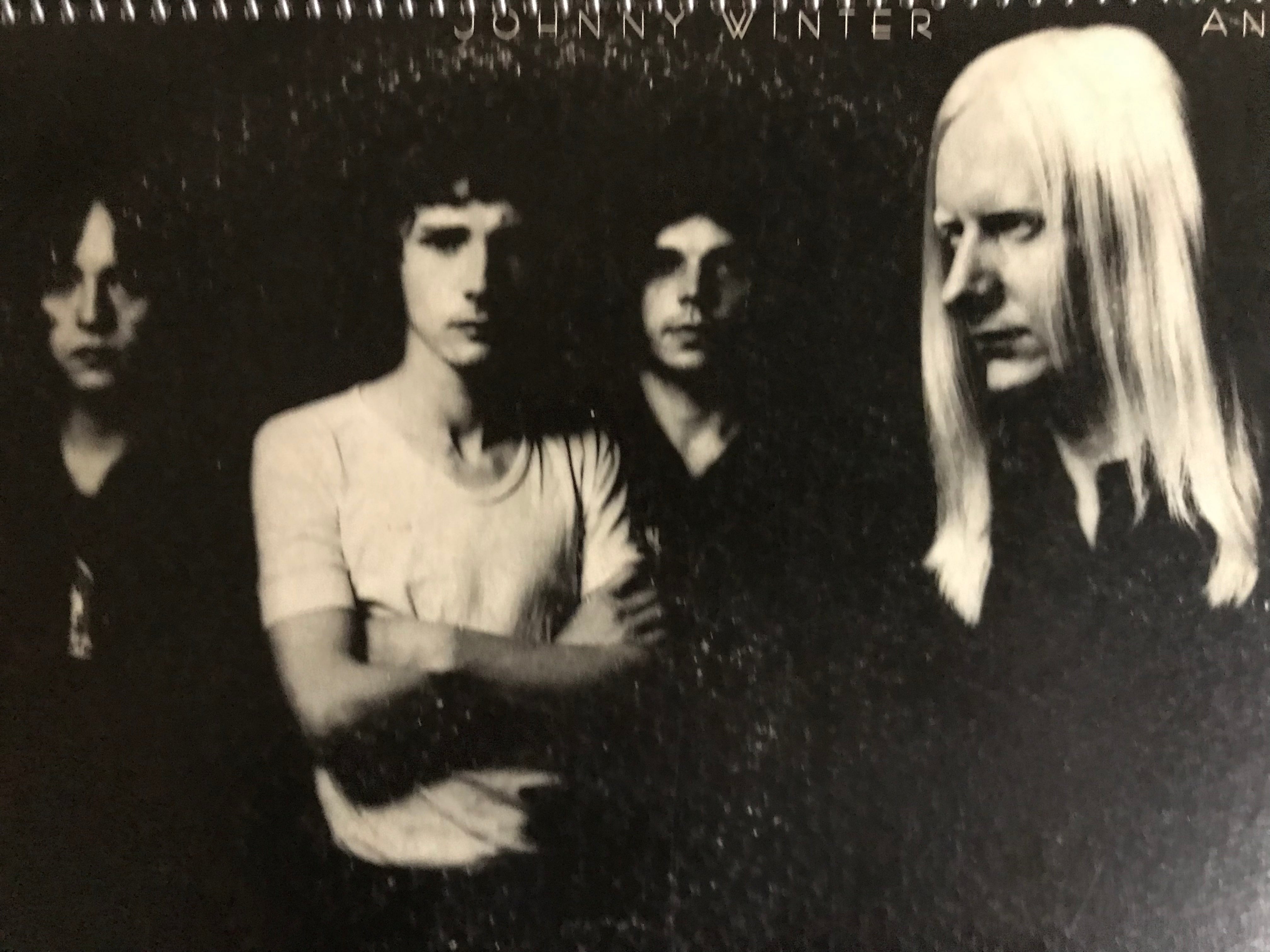 Johnny Winter And Album Cover Notebook