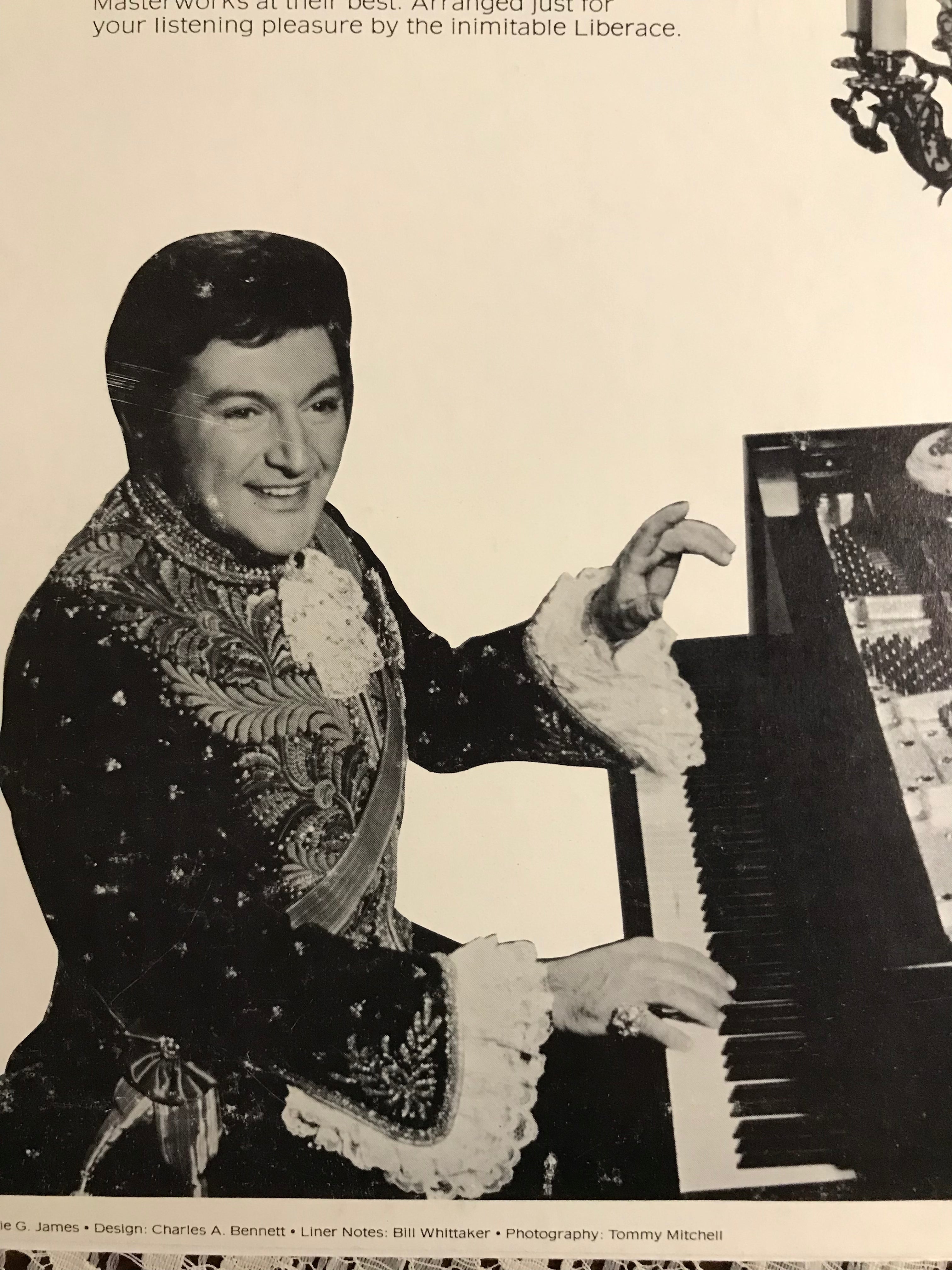 Liberace Candlelight Classics Album Cover Notebook