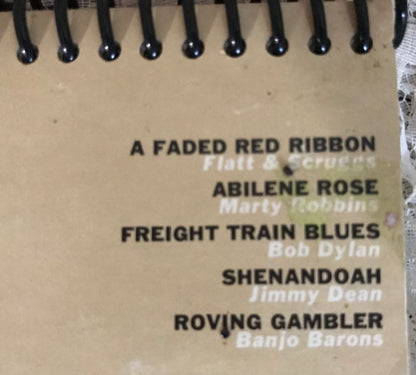 Folk Sound Recycled Album Cover Notebook