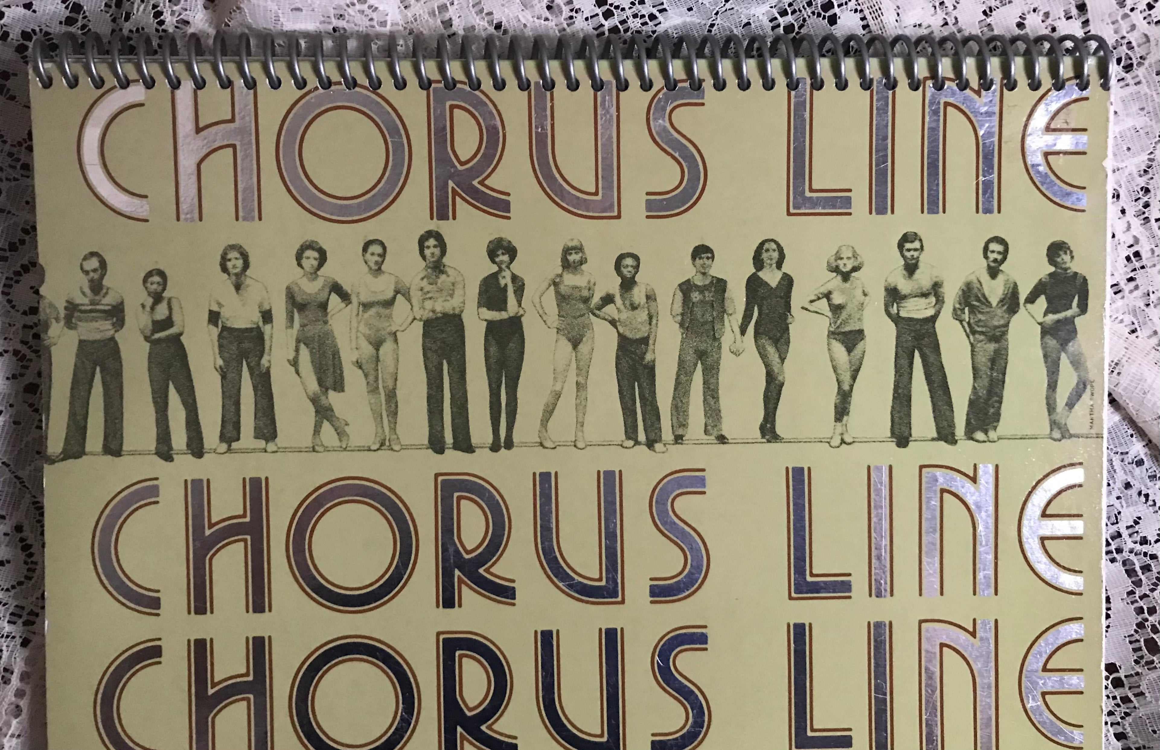 A Chorus Line Album Cover Notebook
