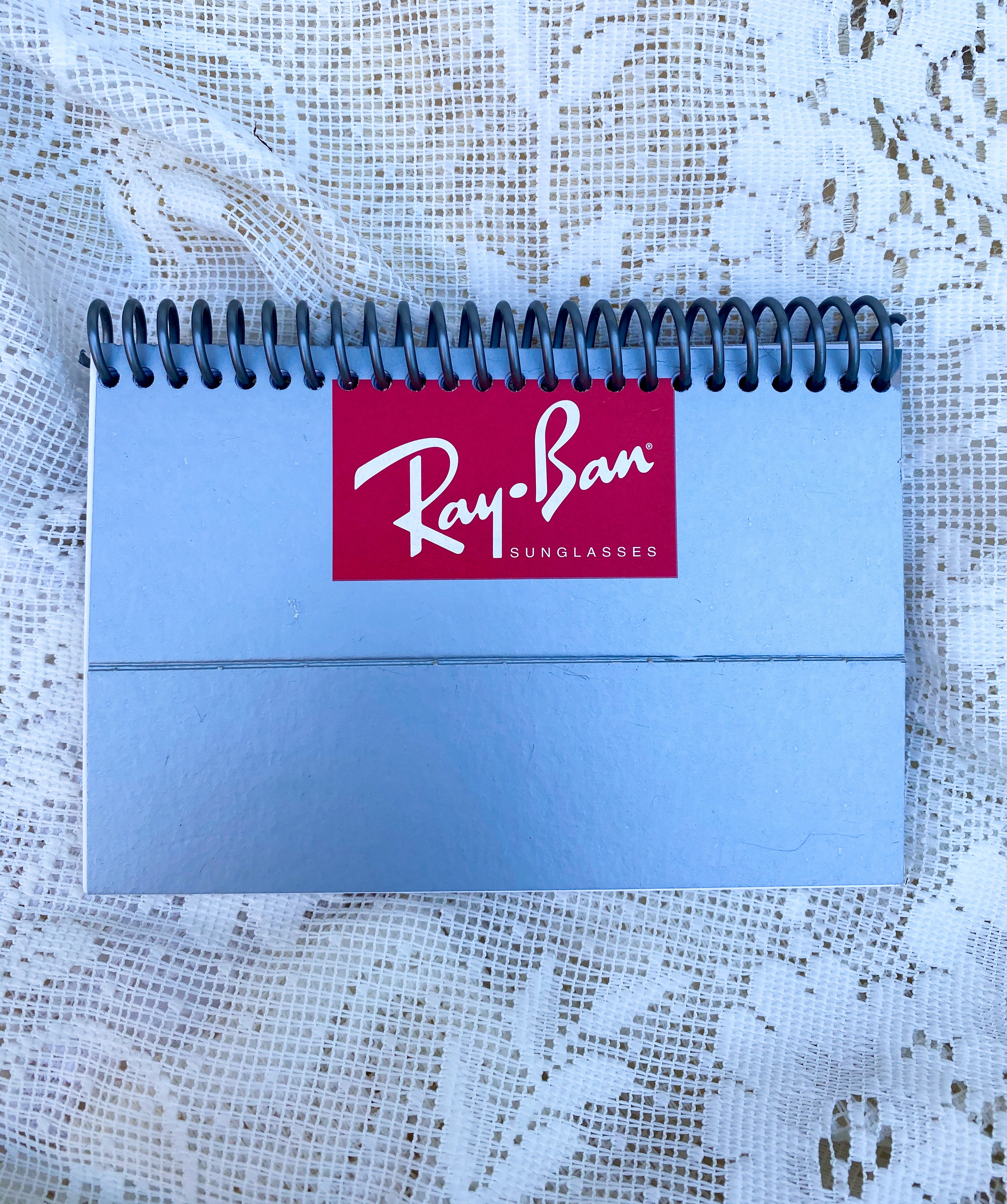 Ray Ban Upcycled Spiral Notebook