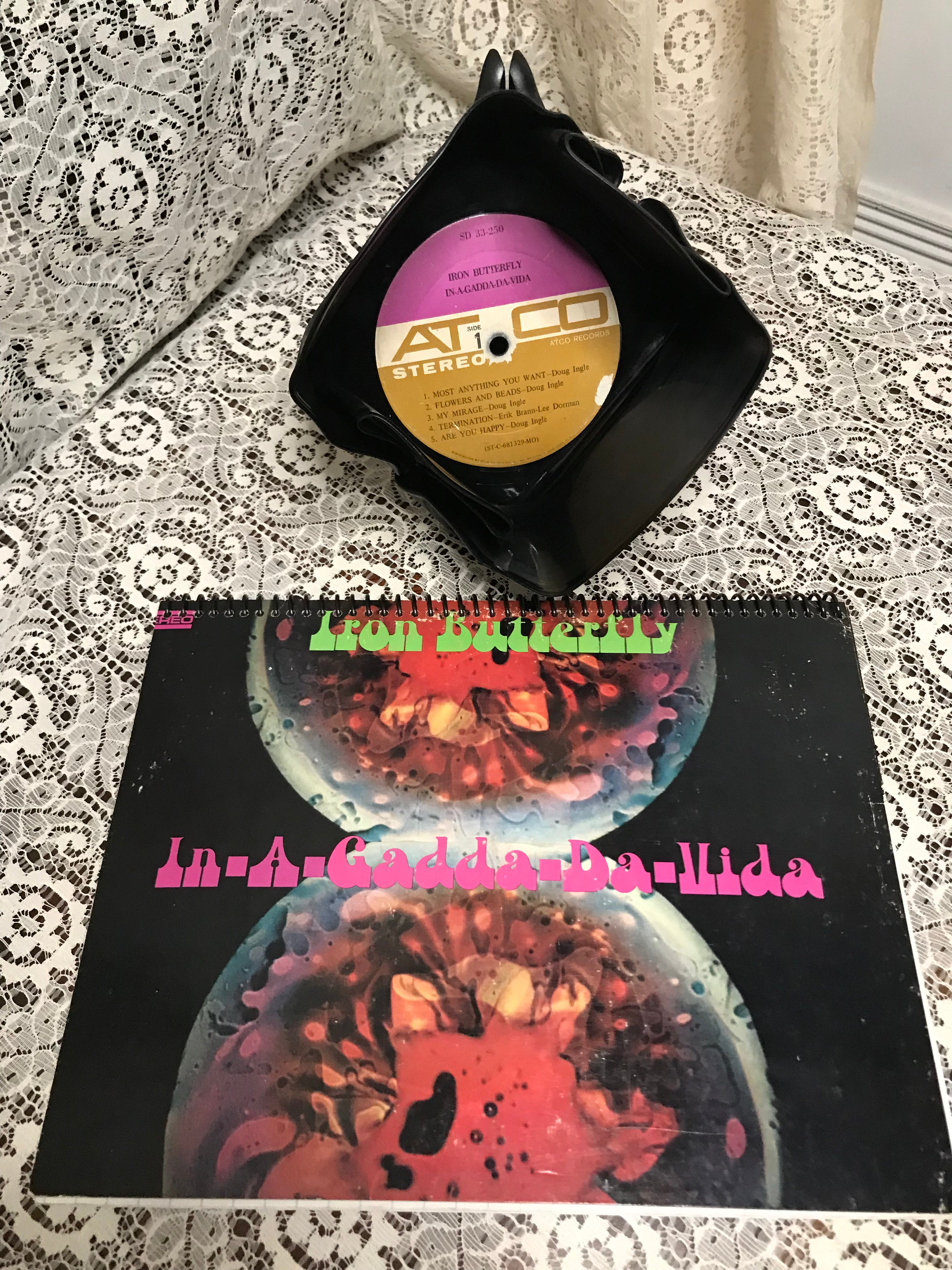 Record Bowl Iron Butterfly