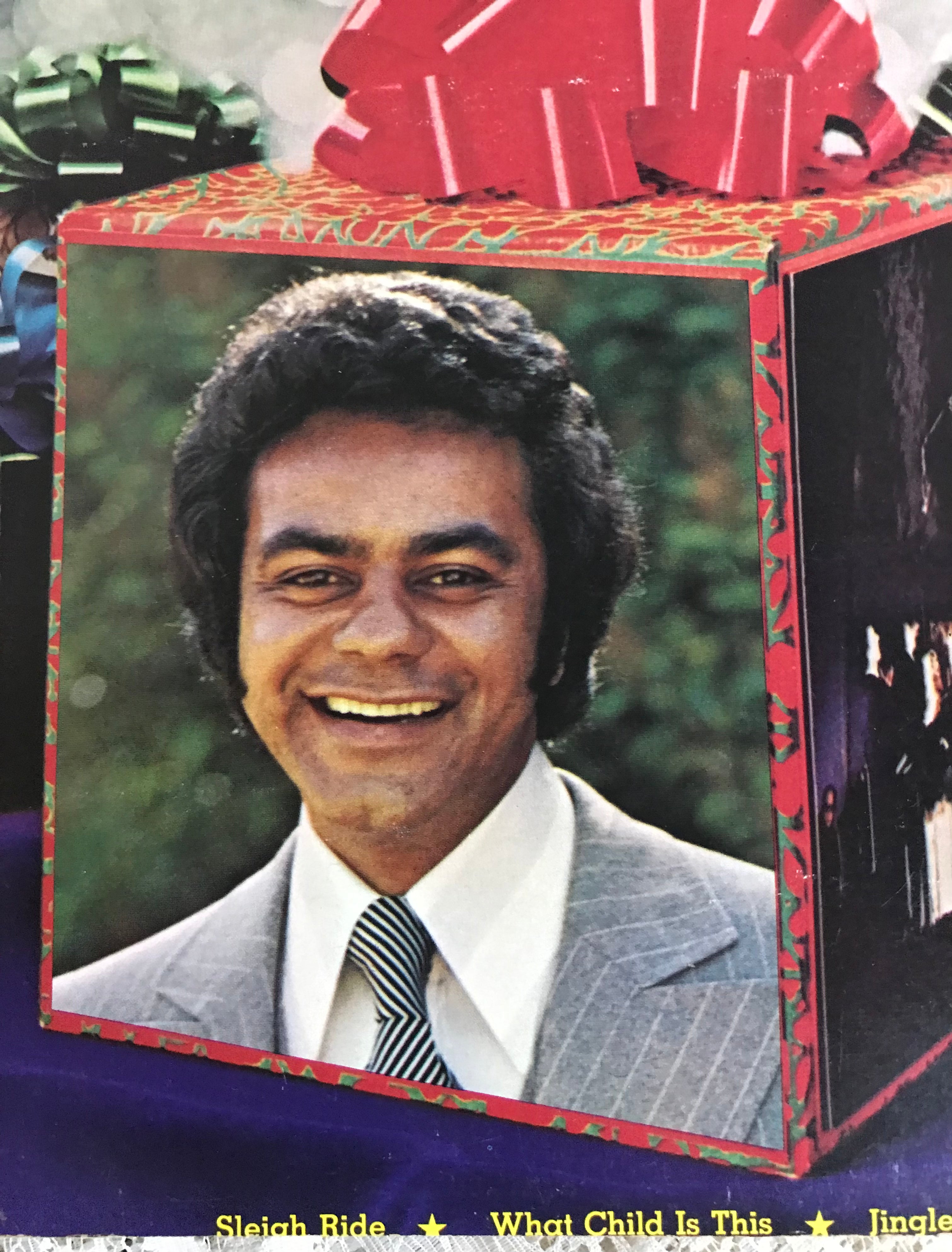 Christmas with Johnny Mathis and Percy Faith Album Cover Notebook