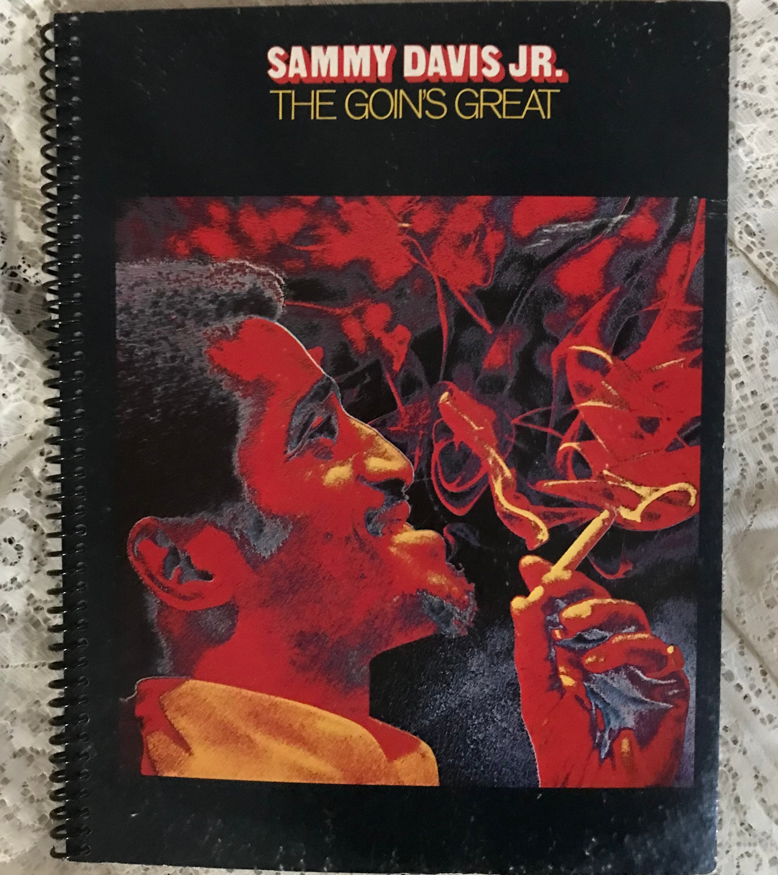 Sammy Davis Jr The Goin’s  Good Album Cover Notebook