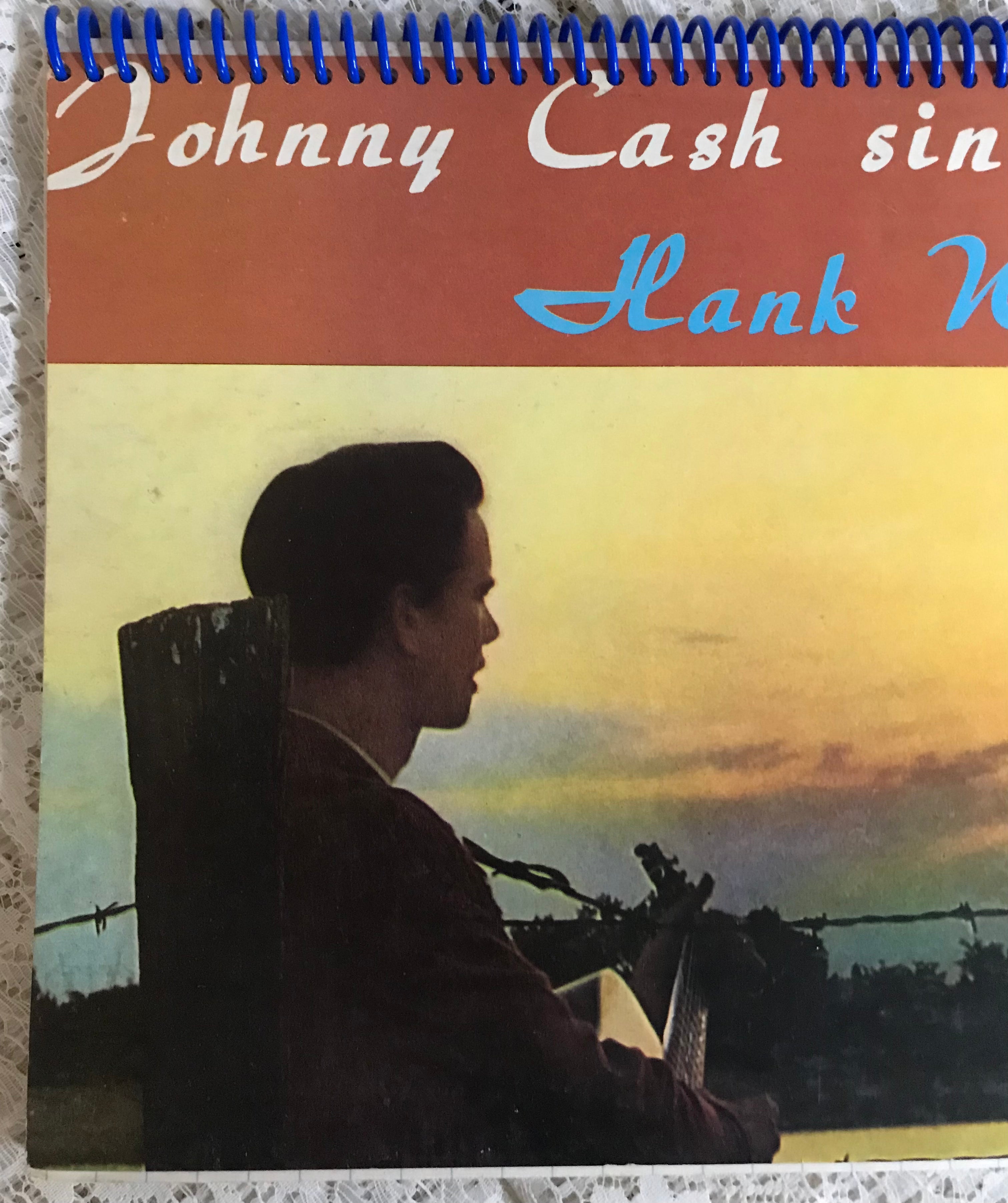 Johnny Cash Album Cover Notebook