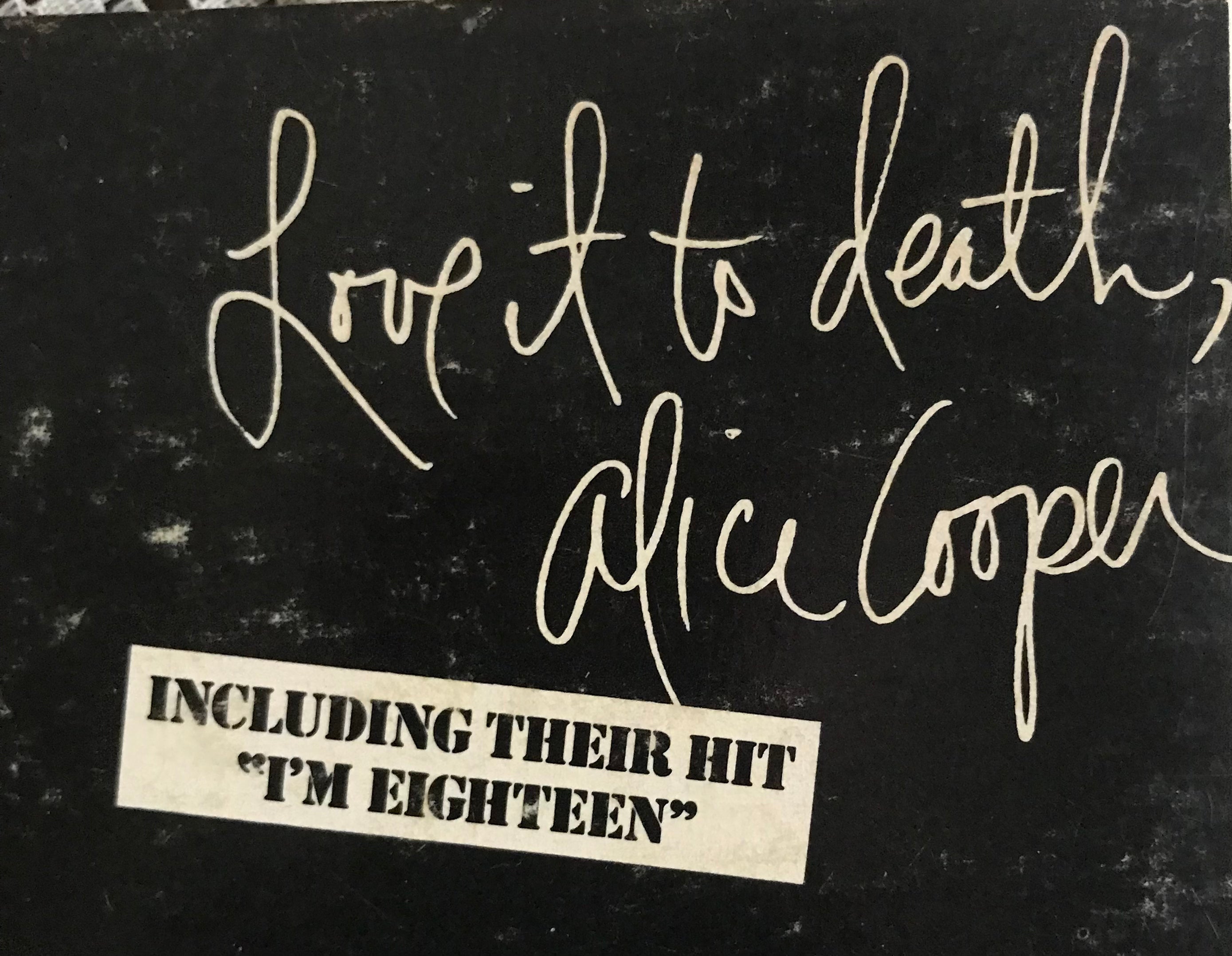 Alice Cooper Love It To Death Album Cover Notebook