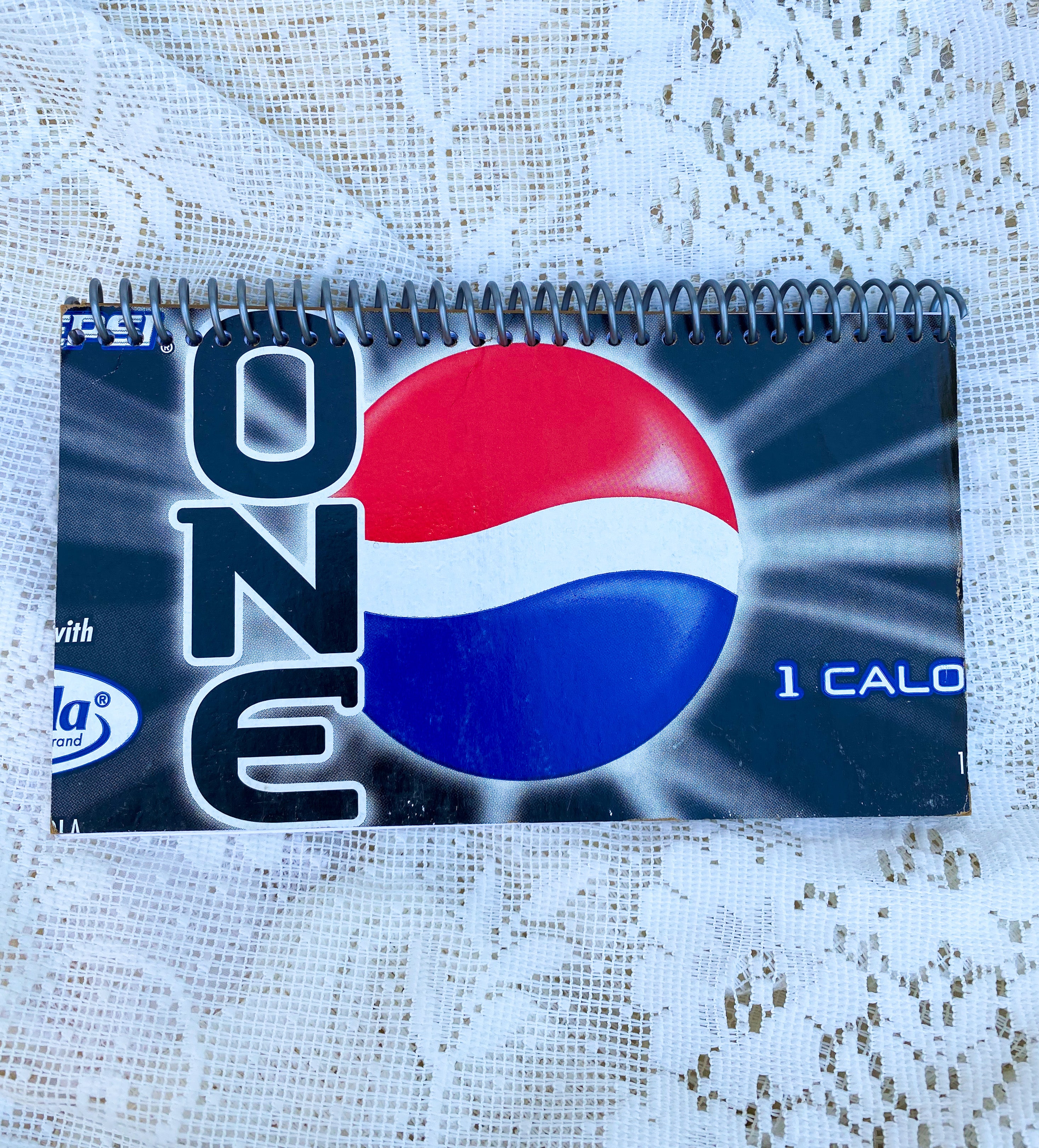 Pepsi One Upcycled Spiral Notebook