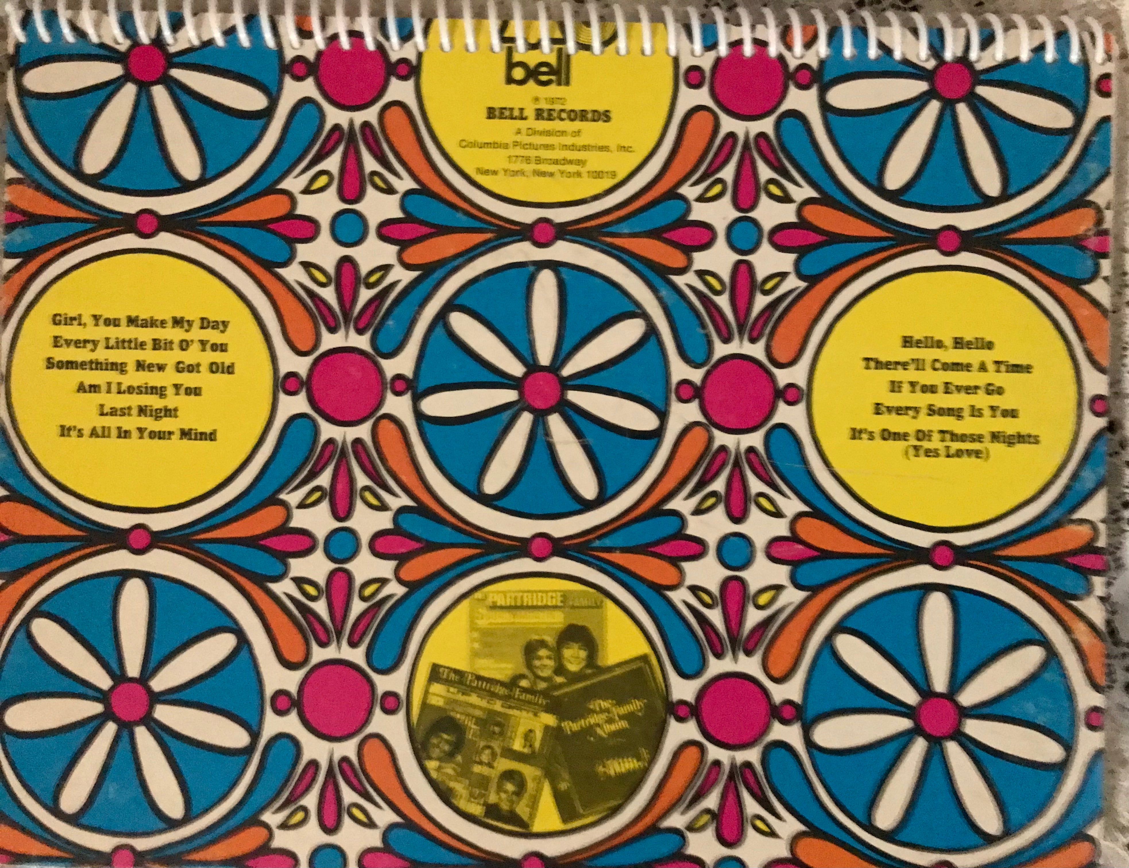 Partridge Family Album Cover Notebook