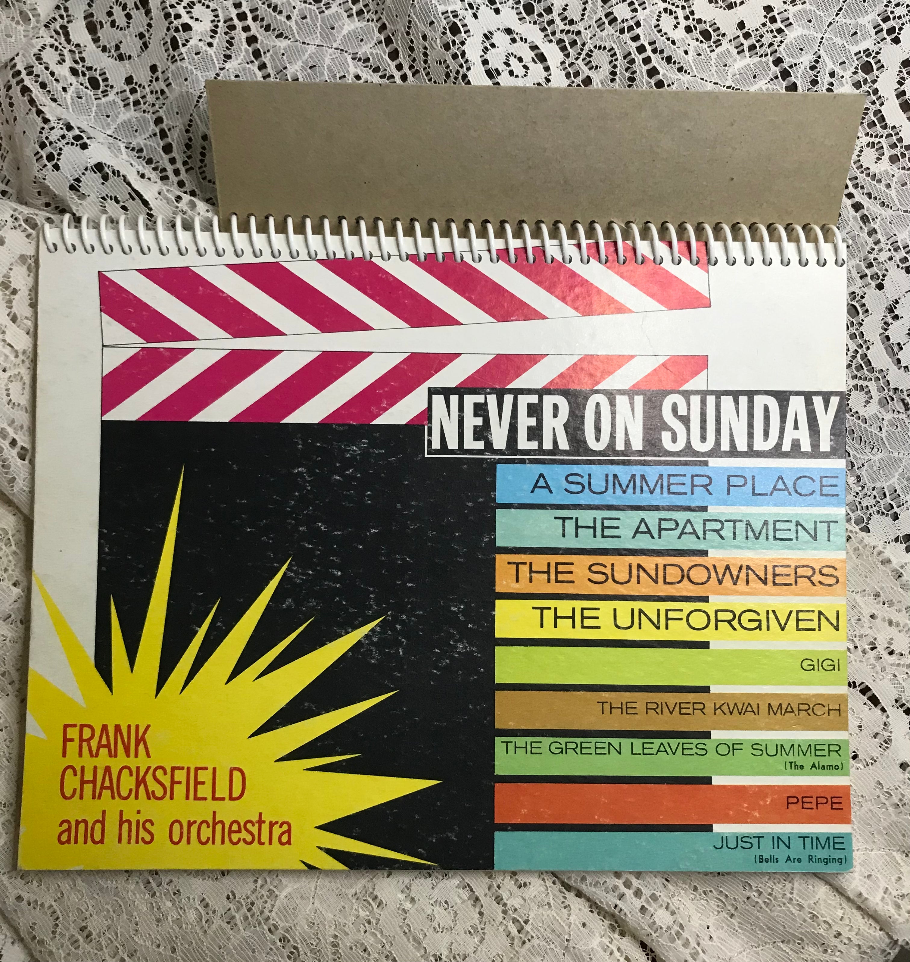 Movie Themes Album Cover Notebook