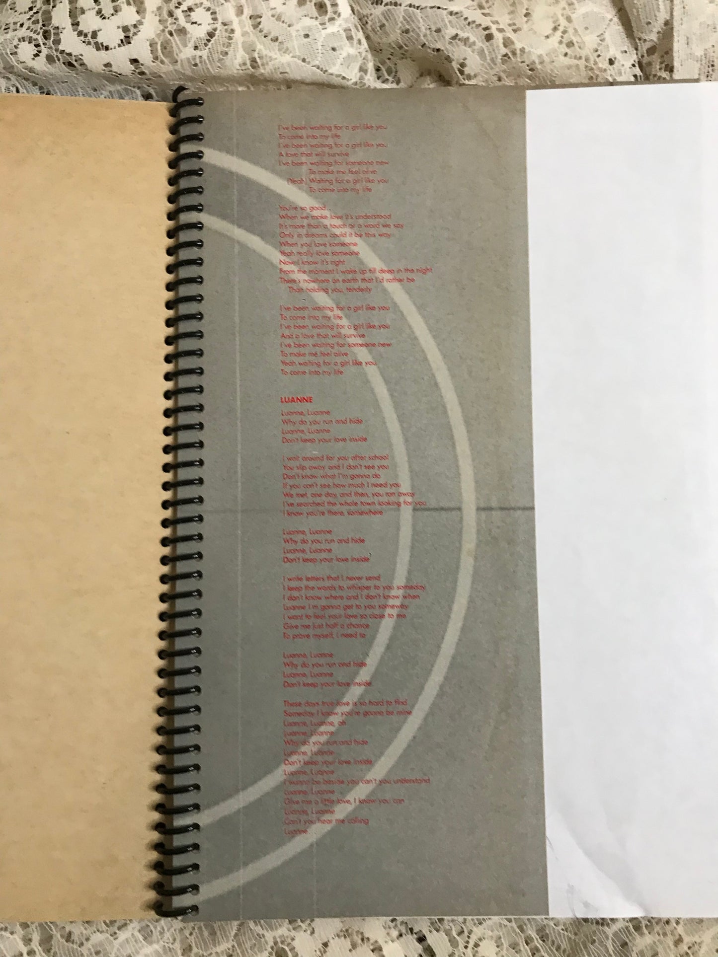 Foreigner 4 Album Cover Notebook