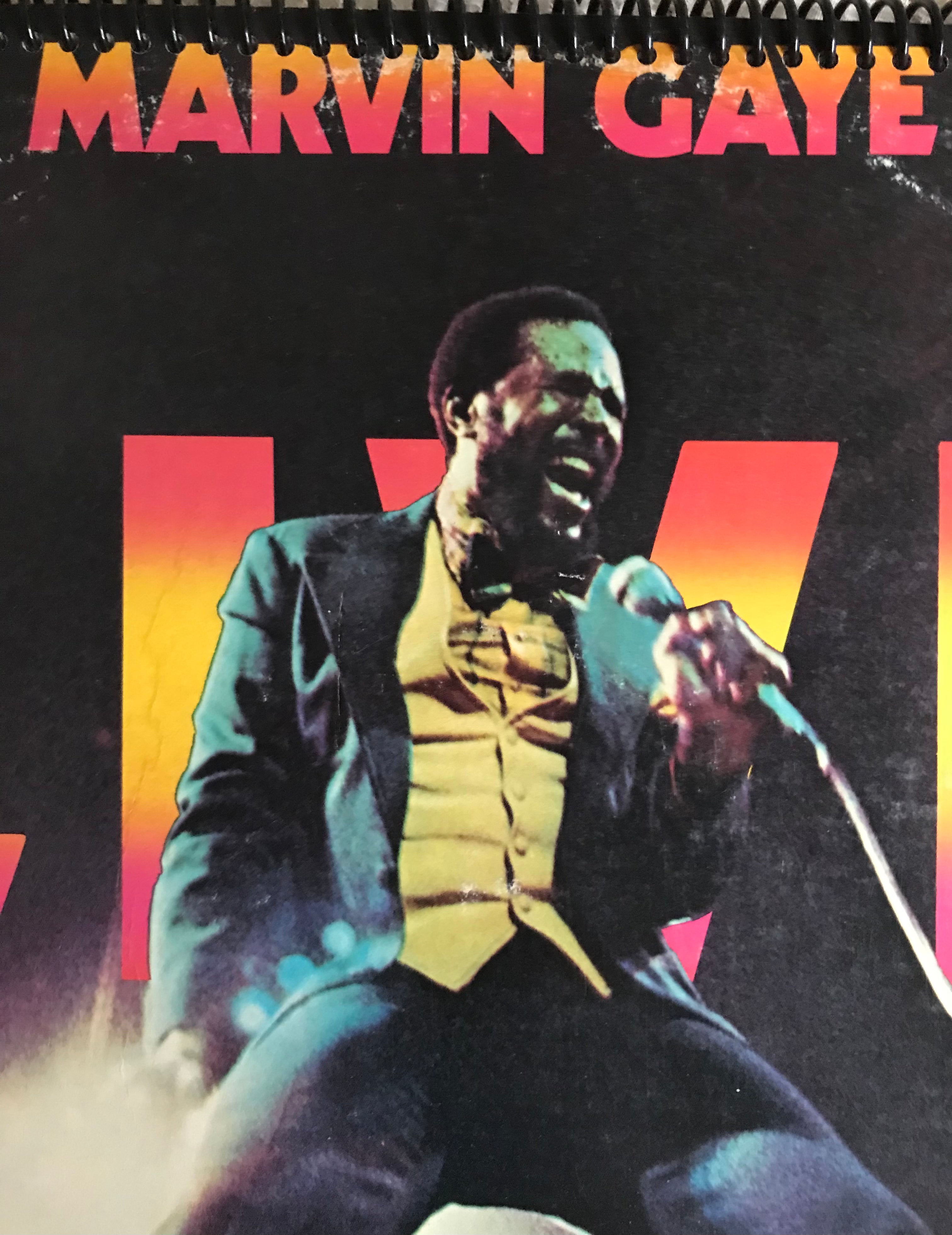 Marvin Gaye  at the London Palladium Album Cover Notebook