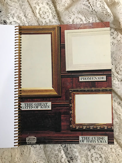 Emerson Lake and Palmer Pictures at an Exhibition Album Cover Notebook