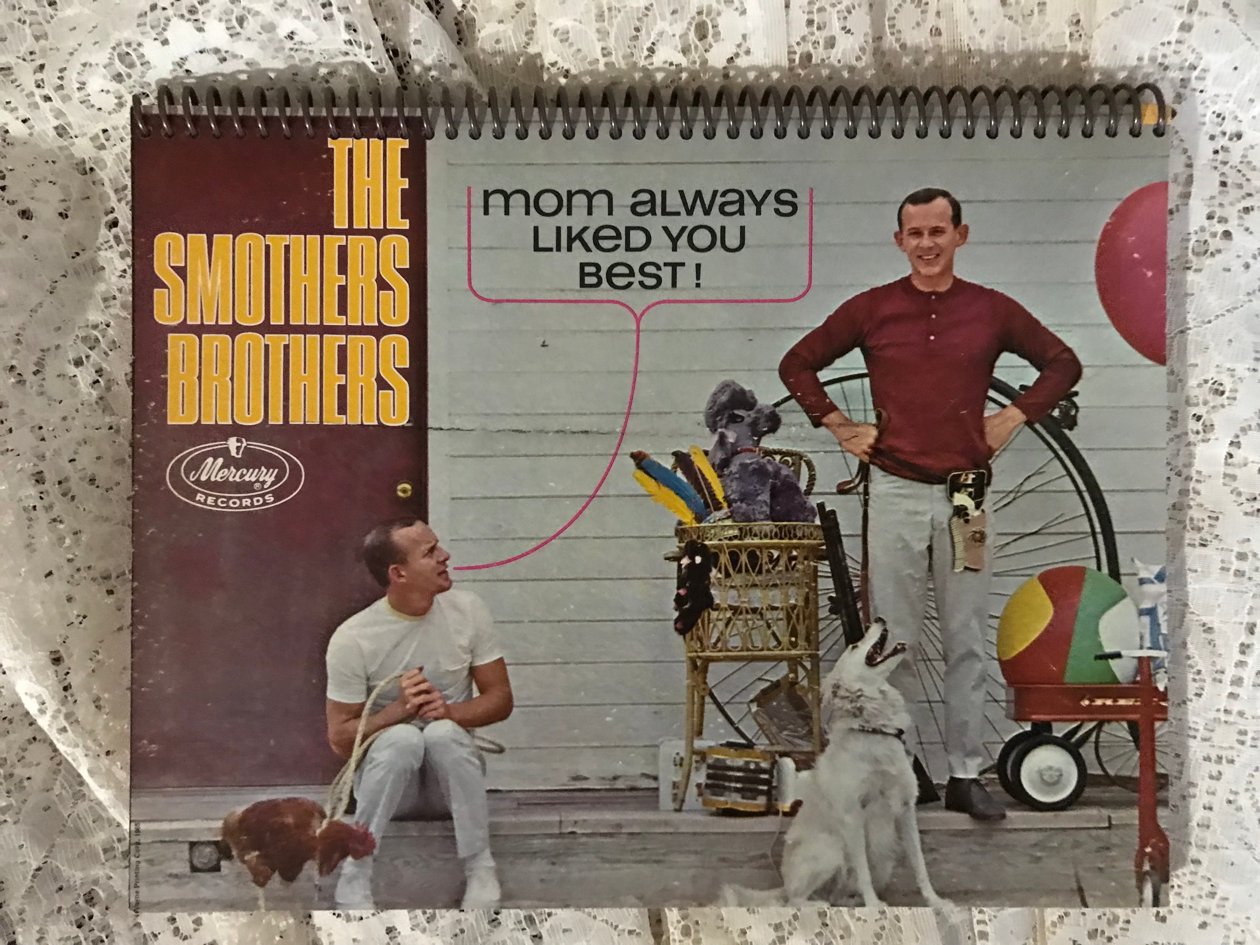 Smothers Brothers Mom Always Liked You Best Album Cover Notebook