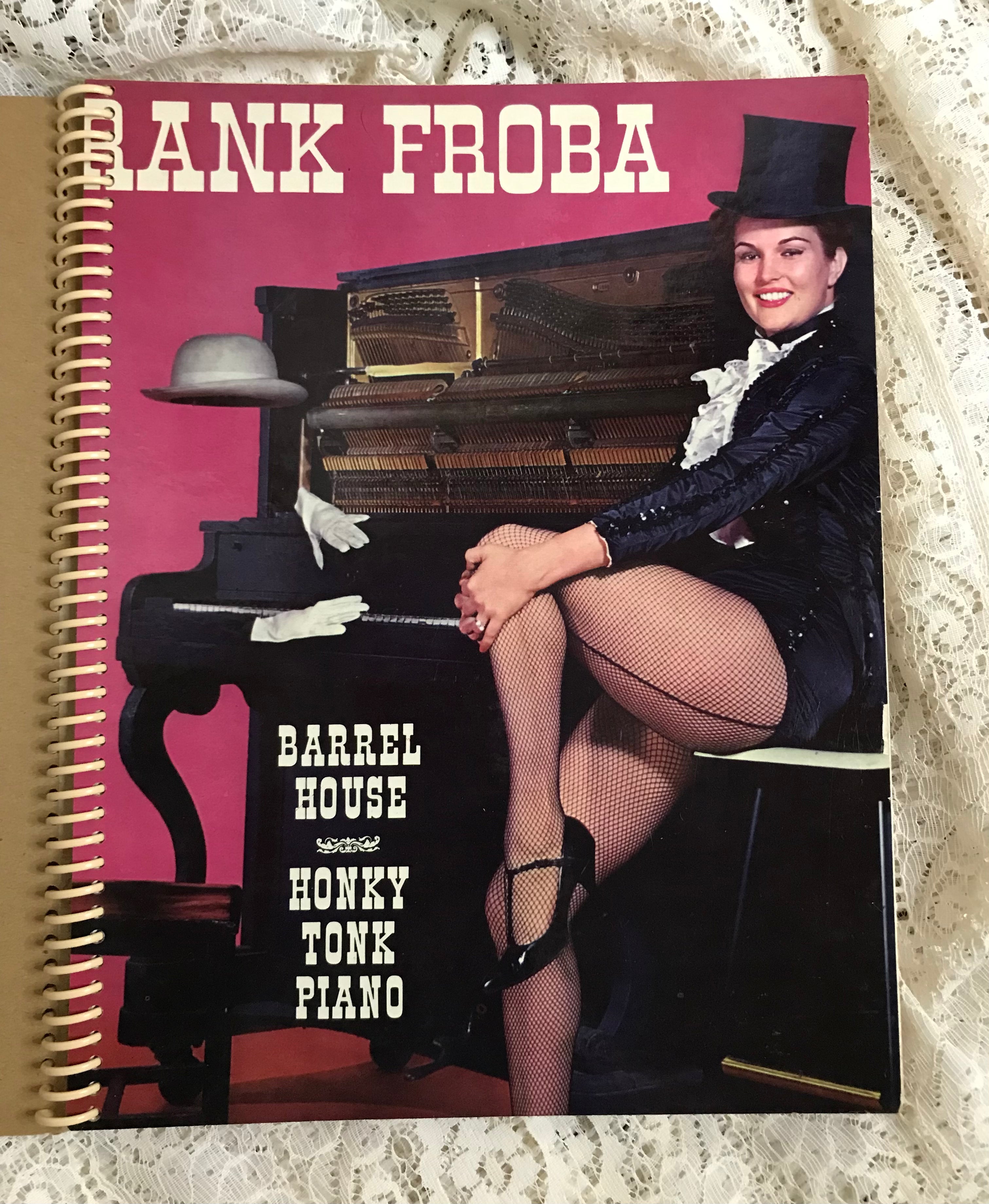 Frank Froba Honky Tonk Piano Album Cover Notebook