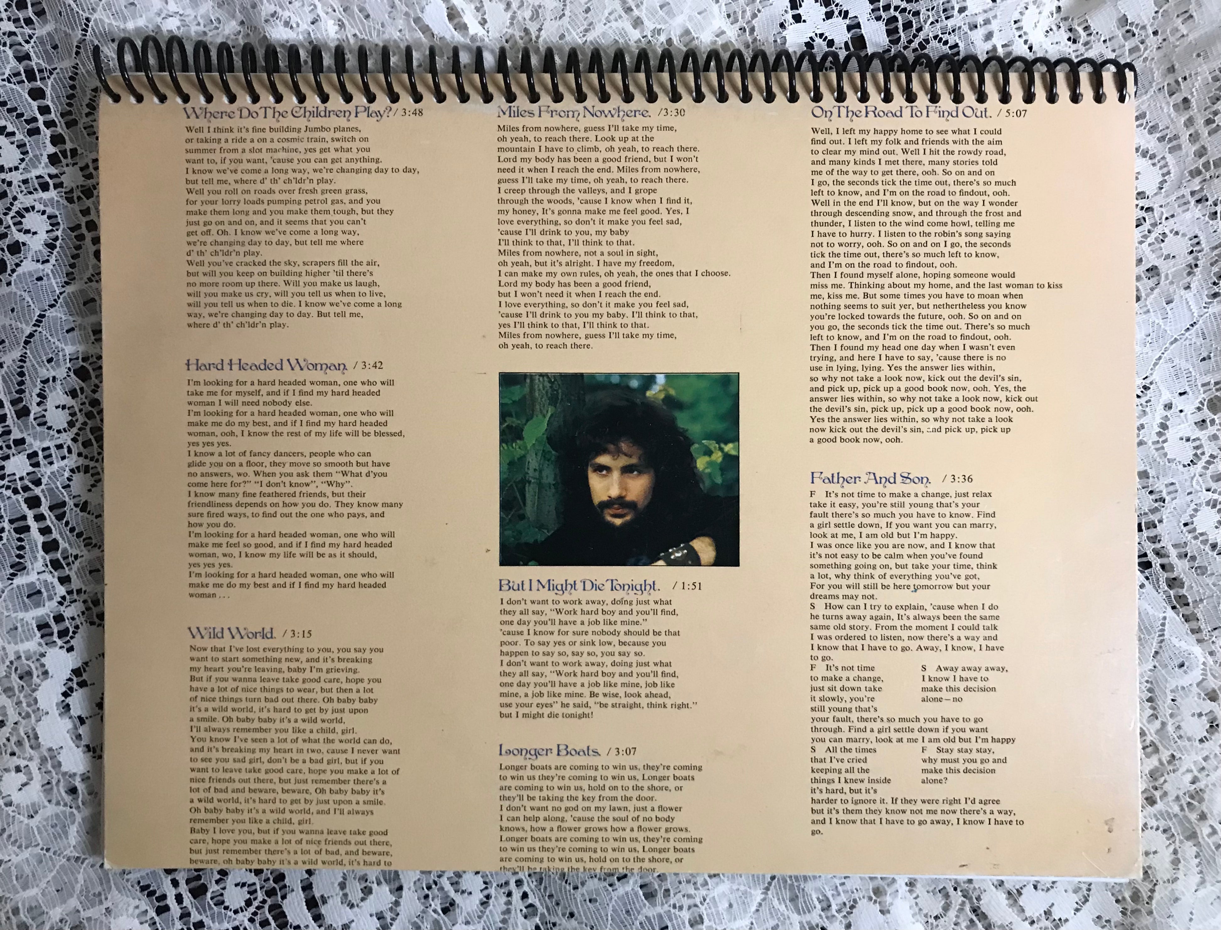 Cat Stevens Tea For The Tillerman Album Cover Notebook